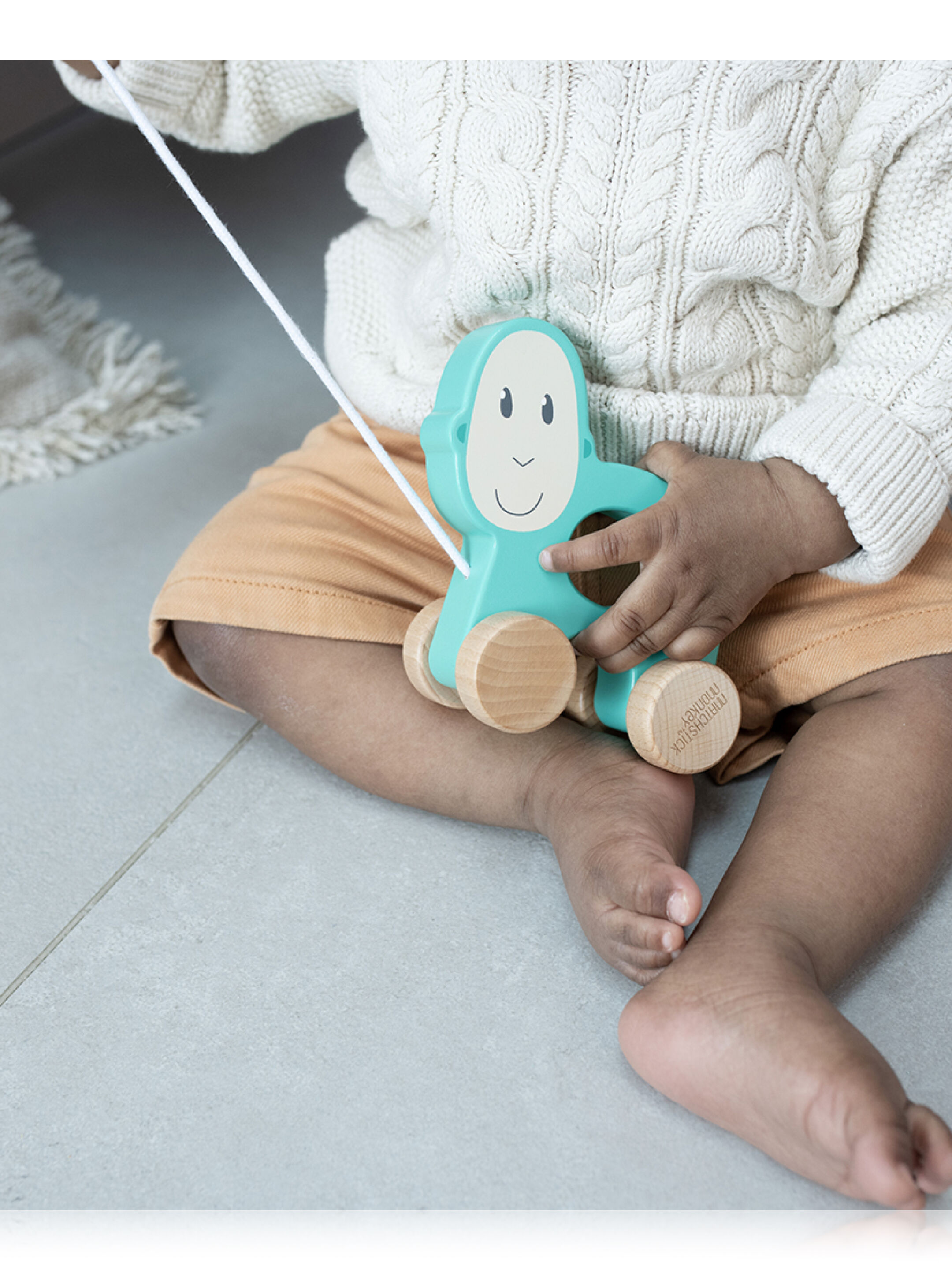 لعبة قابلة للجر بتصميم القرد ماتشستيك من ماتشستيك مونكي image number 1