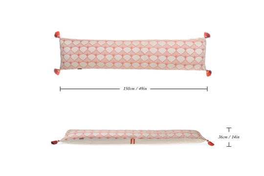 وسادة كوسيت لدعم الجسم من دوك ايه توت - جاكار بنقشة صدفية وسادة كوسيت لدعم الجسم من دوك ايه توت - جاكار بنقشة صدفية image number 5