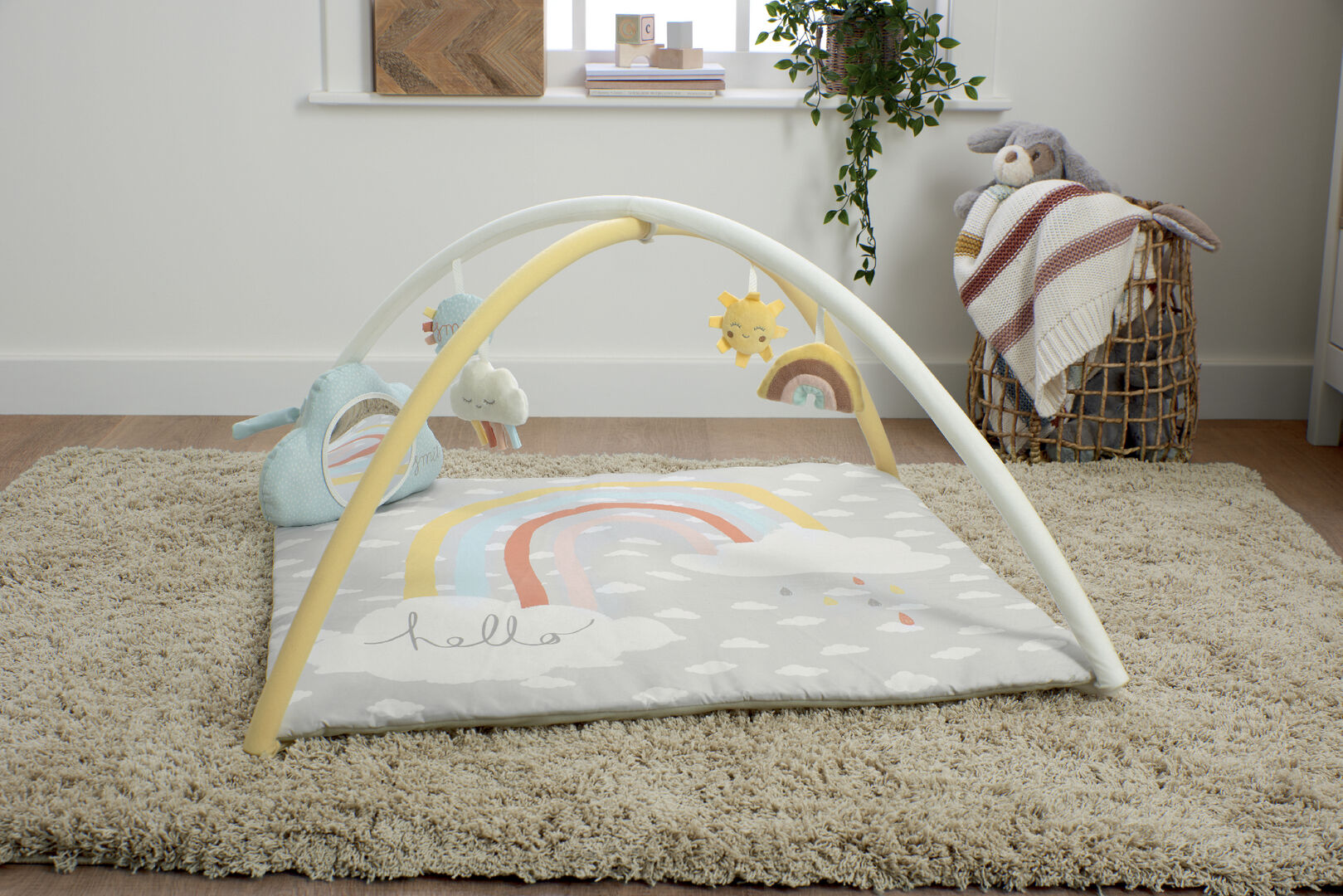 مجموعة مفرش لعب هابي كلاود image number 12