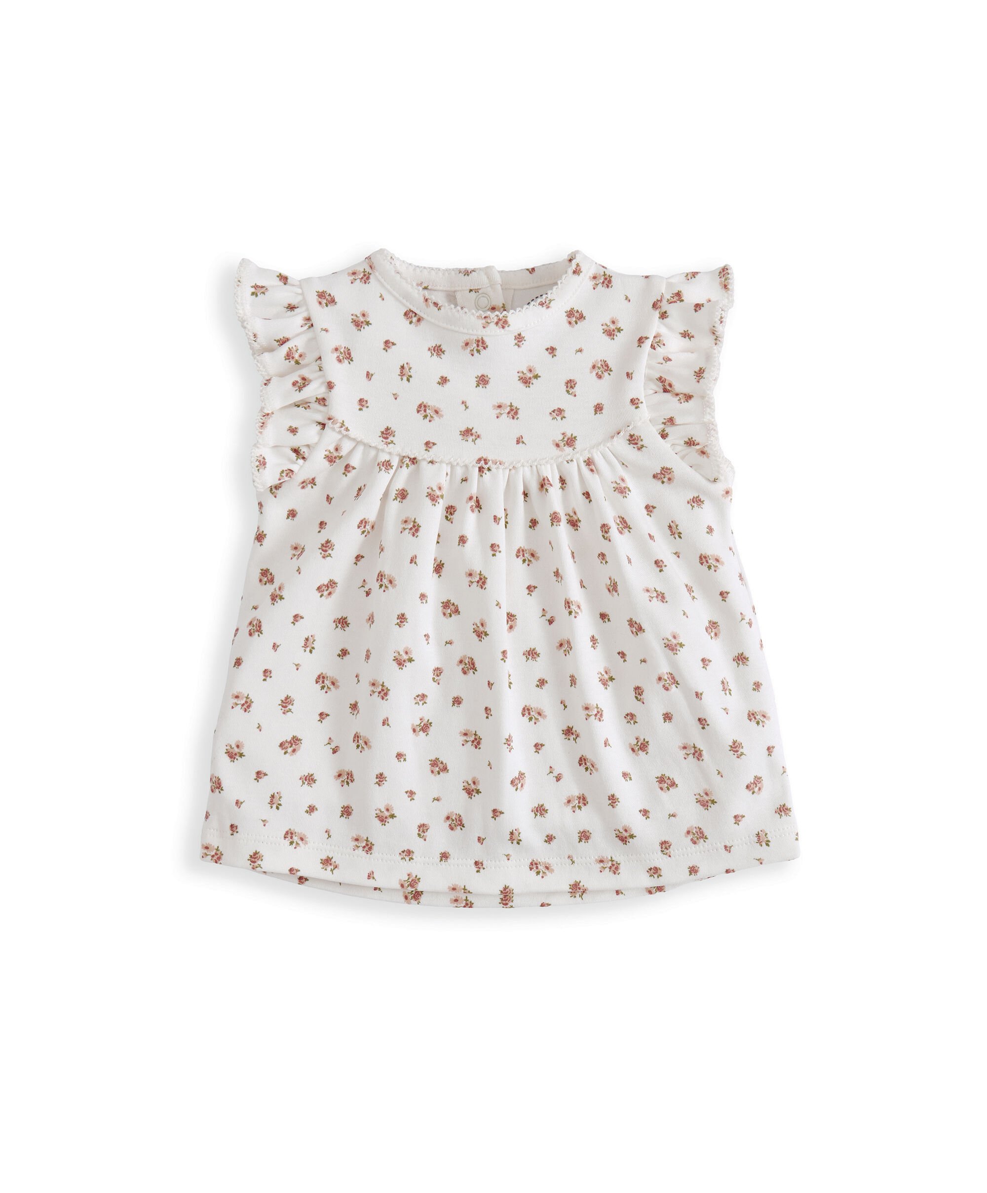 بيجامة قصيرة بطبعة ورود image number 3