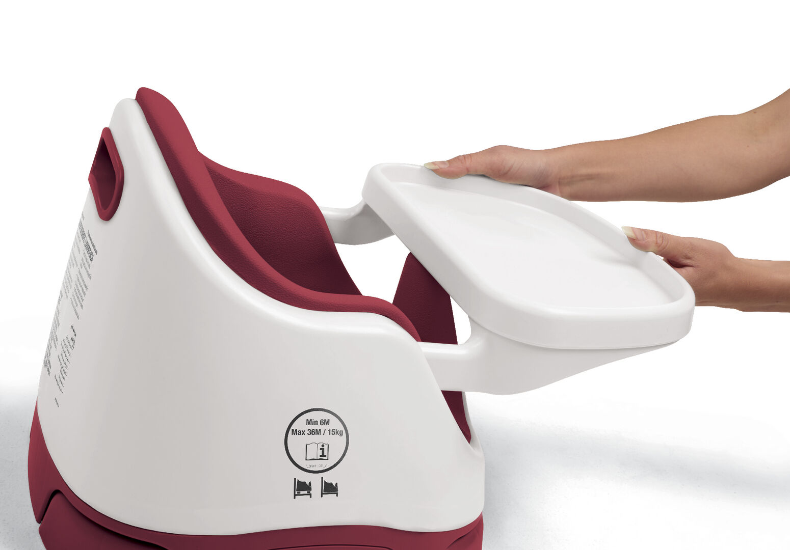 مقعد باغ داعم وأرضي 3 في 1 بصينية ألعاب - تشيري image number 4