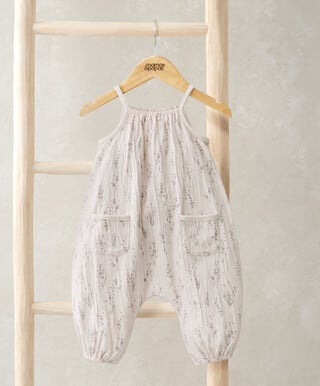 رومبر فضفاض بنقشة زهور اللافندر رومبر فضفاض بنقشة زهور اللافندر