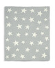 BLKT CHENILLE SML - GREY STAR image number 3