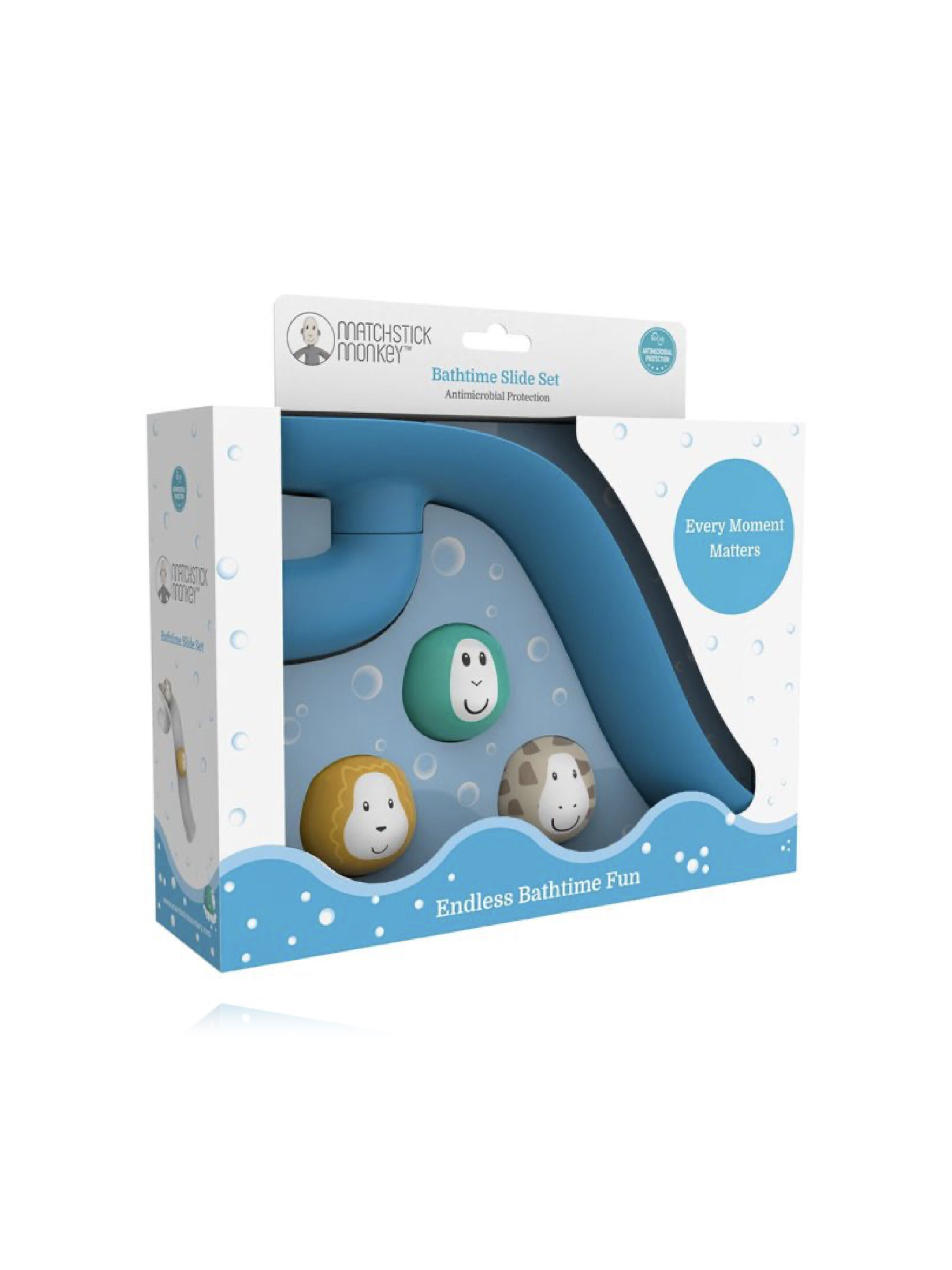 لعبة التزحلق لأوقات الاستحمام من ماتشستيك مونكي - أزرق image number 3
