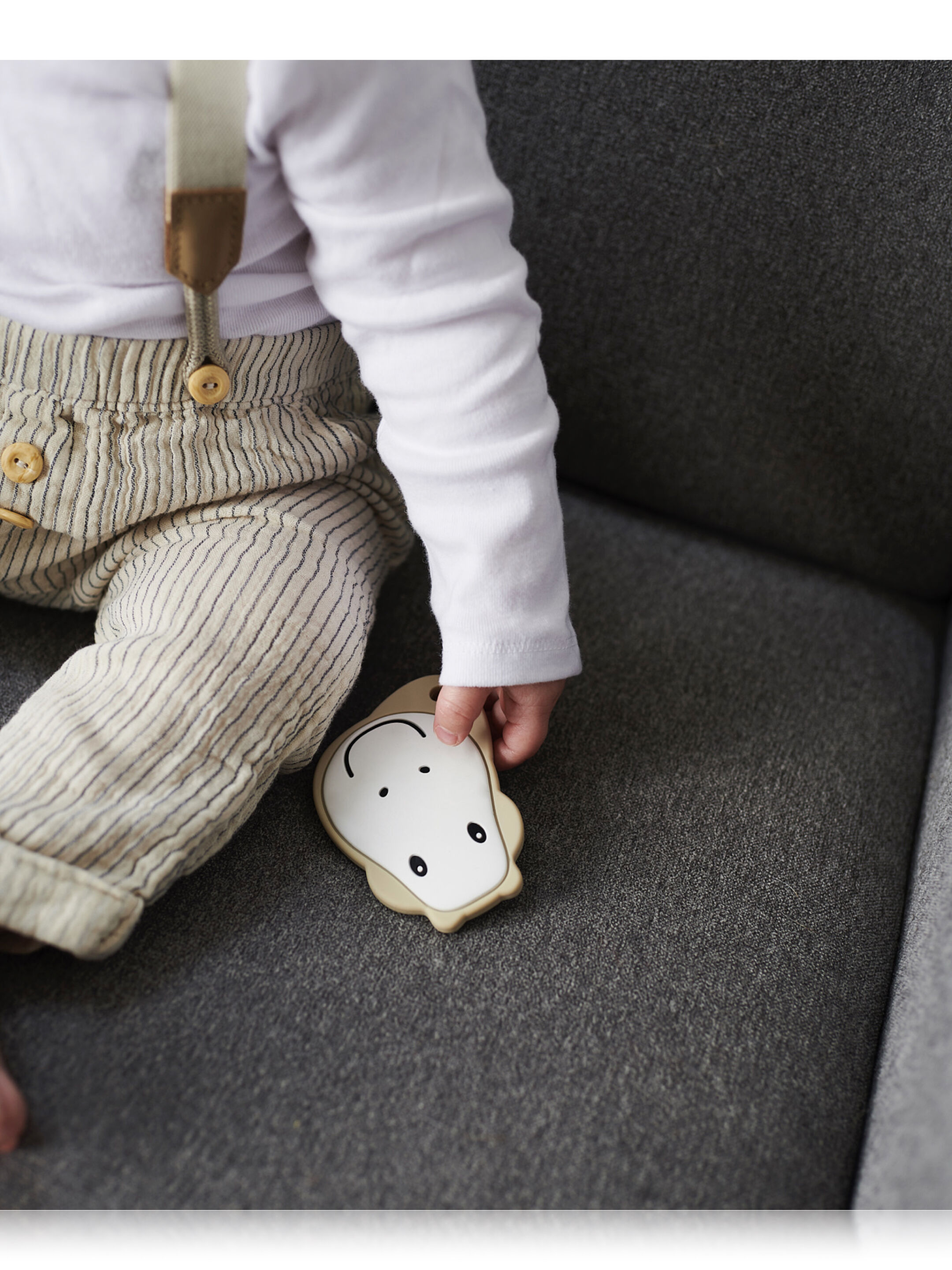 حلقة تسنين مسطحة بتصميم وجه زرافة من ماتشستيك مونكي image number 3