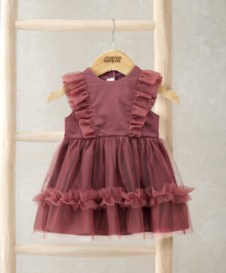 فستان بكشكش تول فستان بكشكش تول