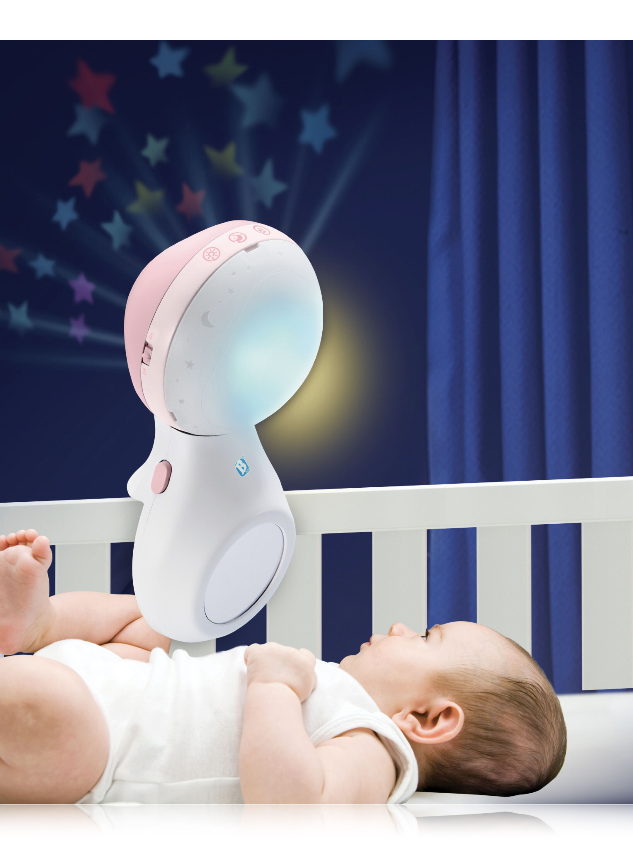 جهاز عرض بألعاب موسيقية متدلية 3 في 1 من إنفانتينو - وردي image number 4