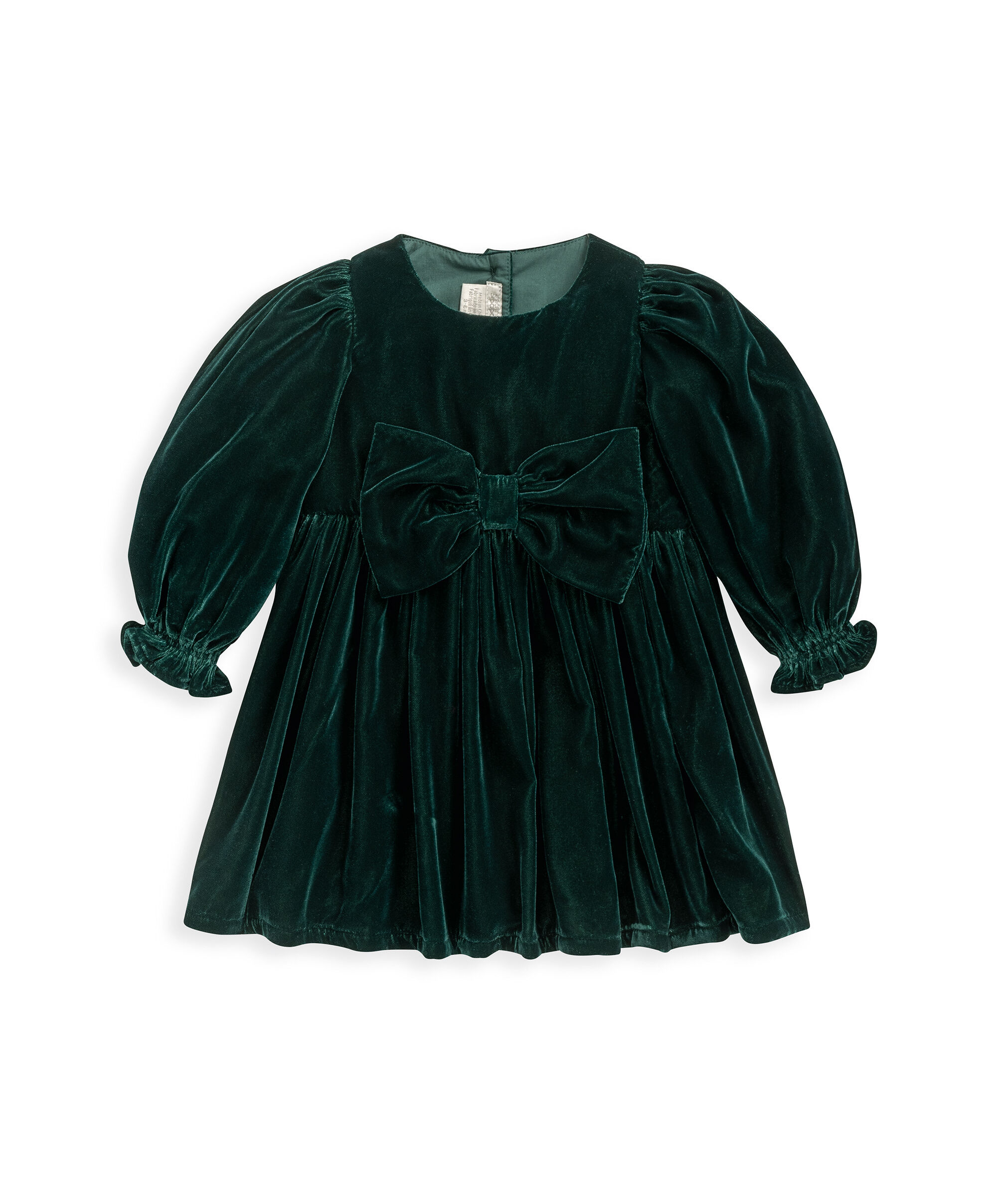 فستان مخمل بعقدة image number 2