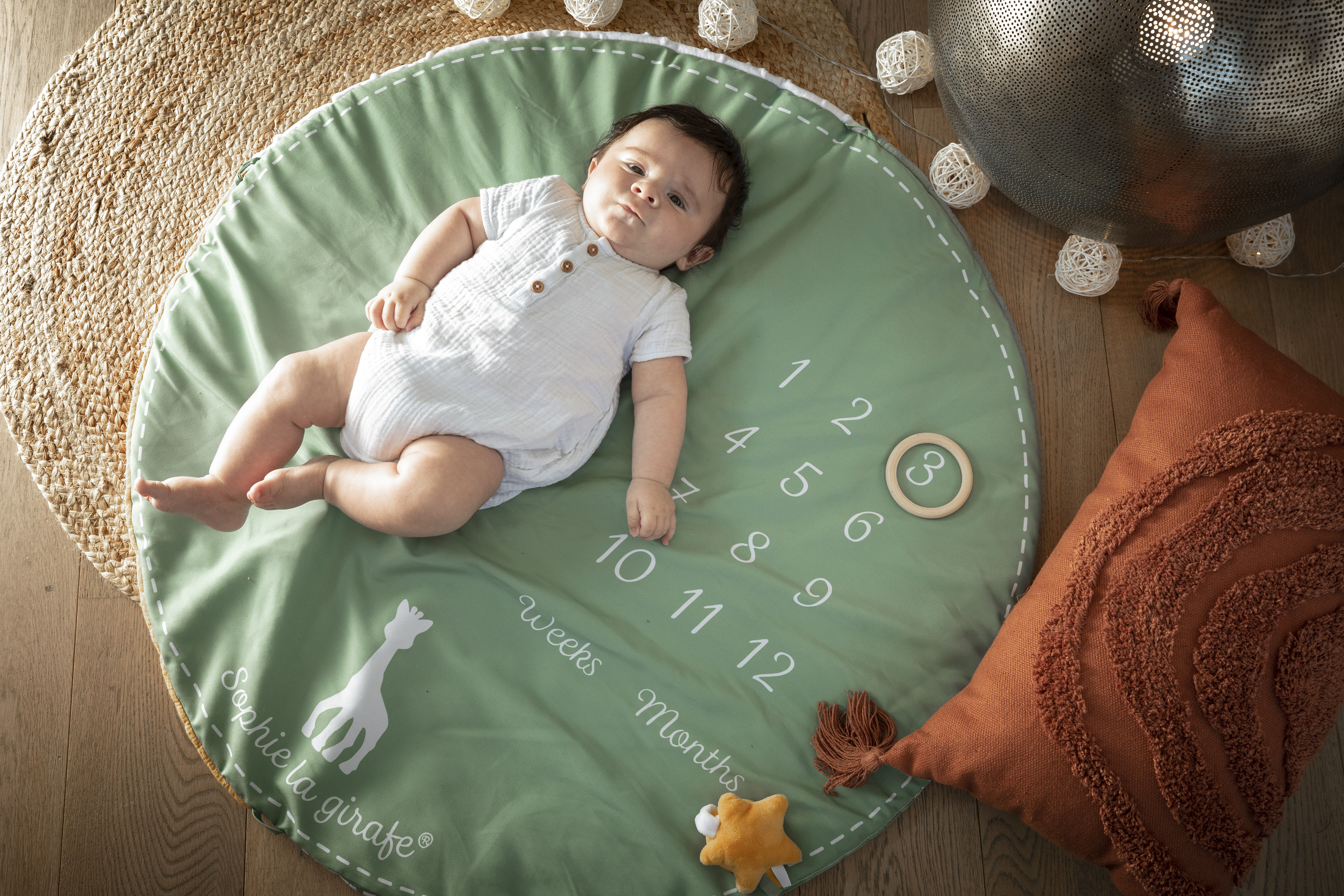 مفرش لعب إل ايتيه اون فوا بوجهين من صوفي لا جيراف image number 3