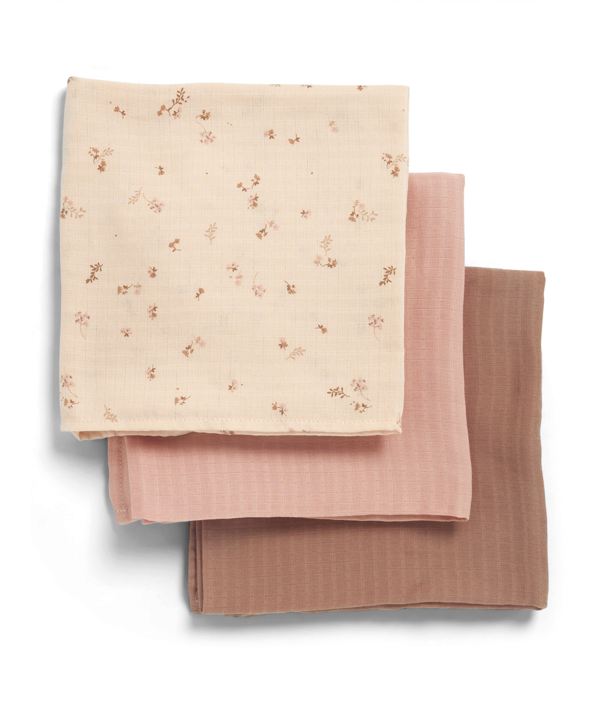 مجموعة مربعات موسلين - نقشة زهور image number 2