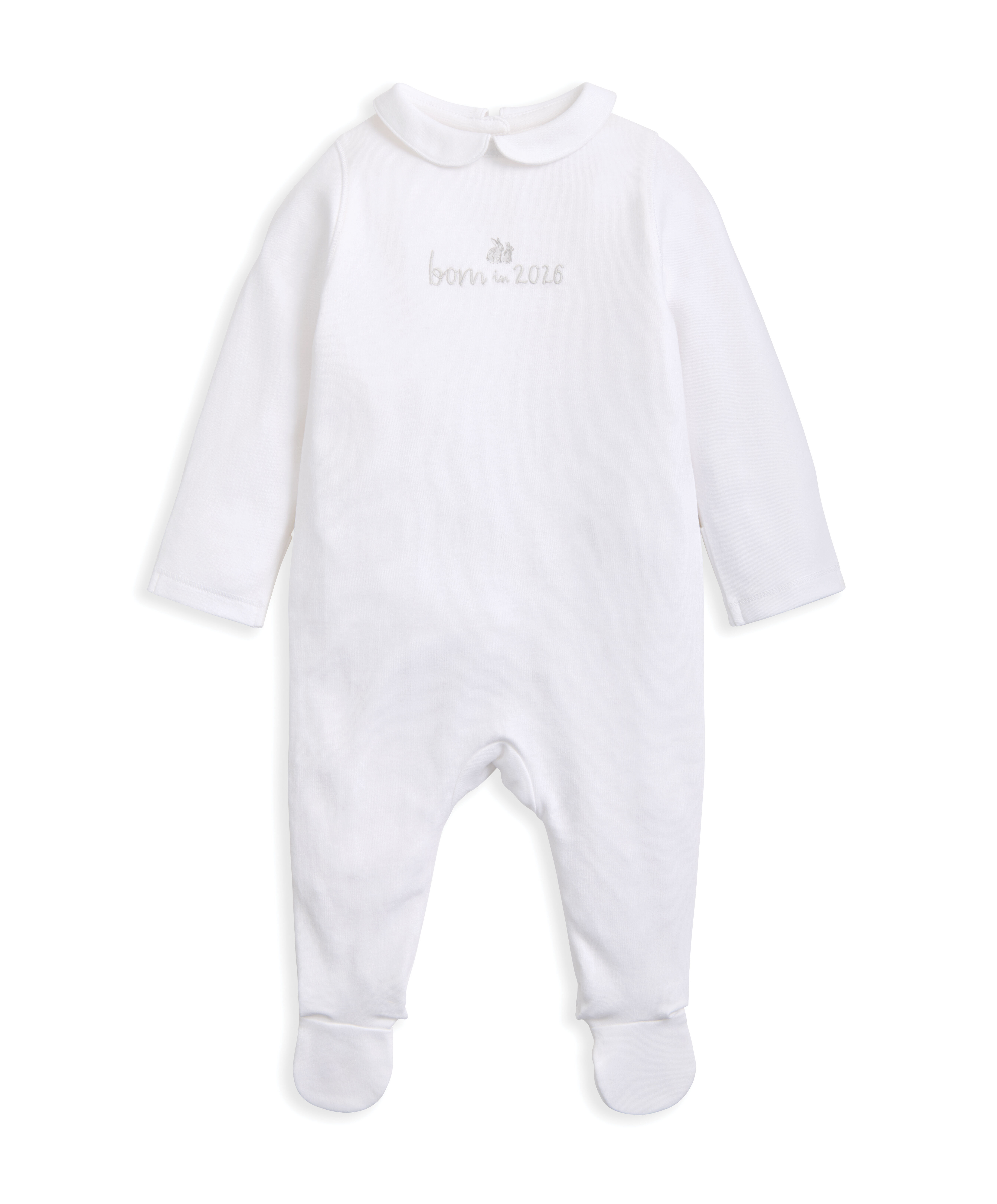 بيجاما بتصميم قطعة واحدة بشعار بورن إن 2026 image number 2