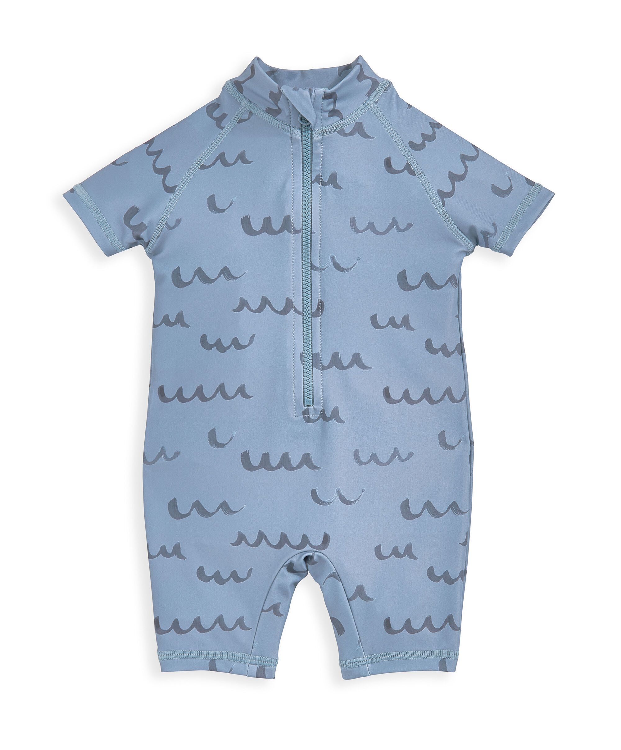 بدلة سباحة بنقشة أمواج image number 2