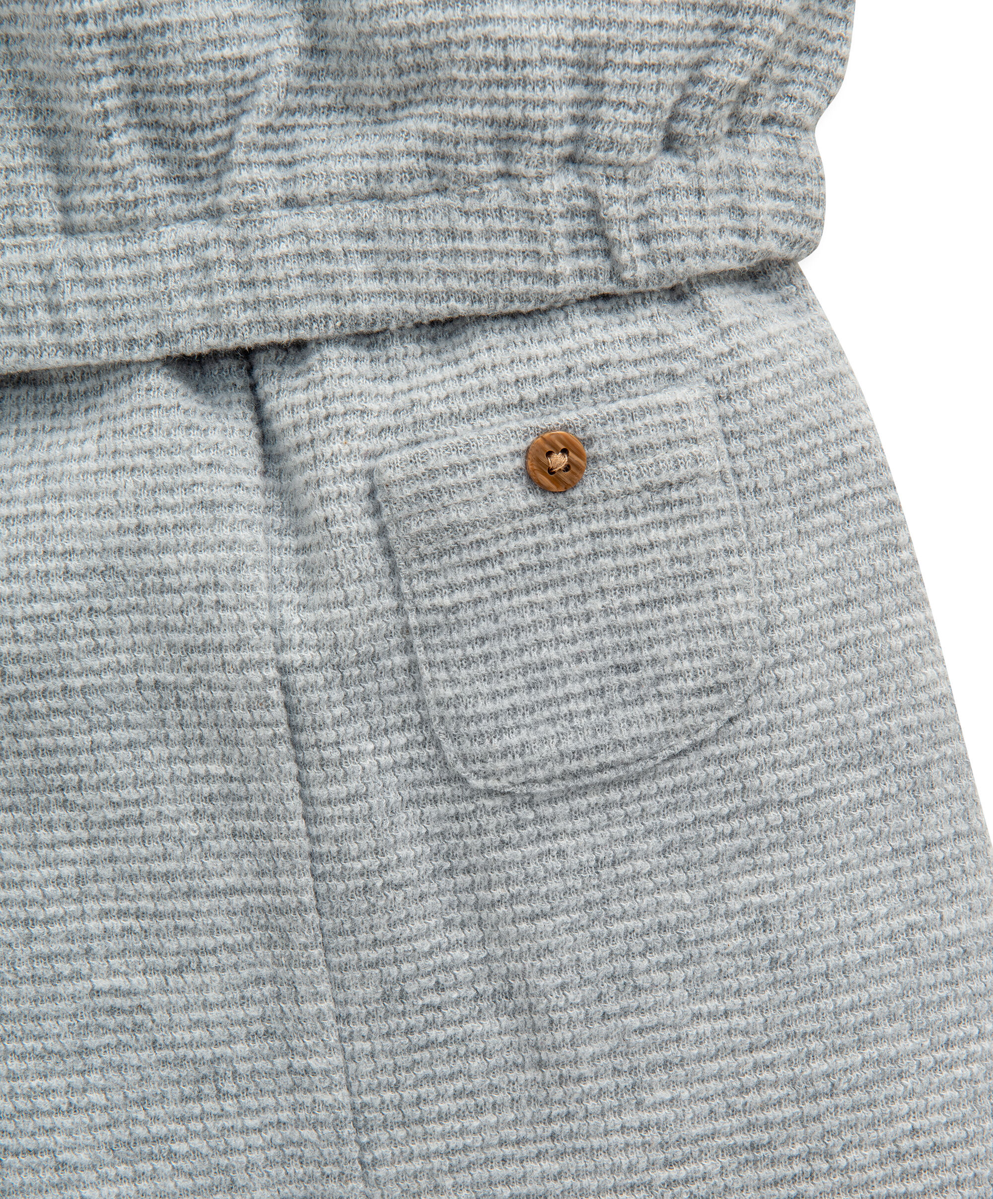 طقم بنسيج متشابك - رمادي image number 5