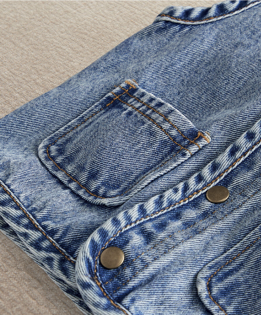 Denim Gilet image number 3
