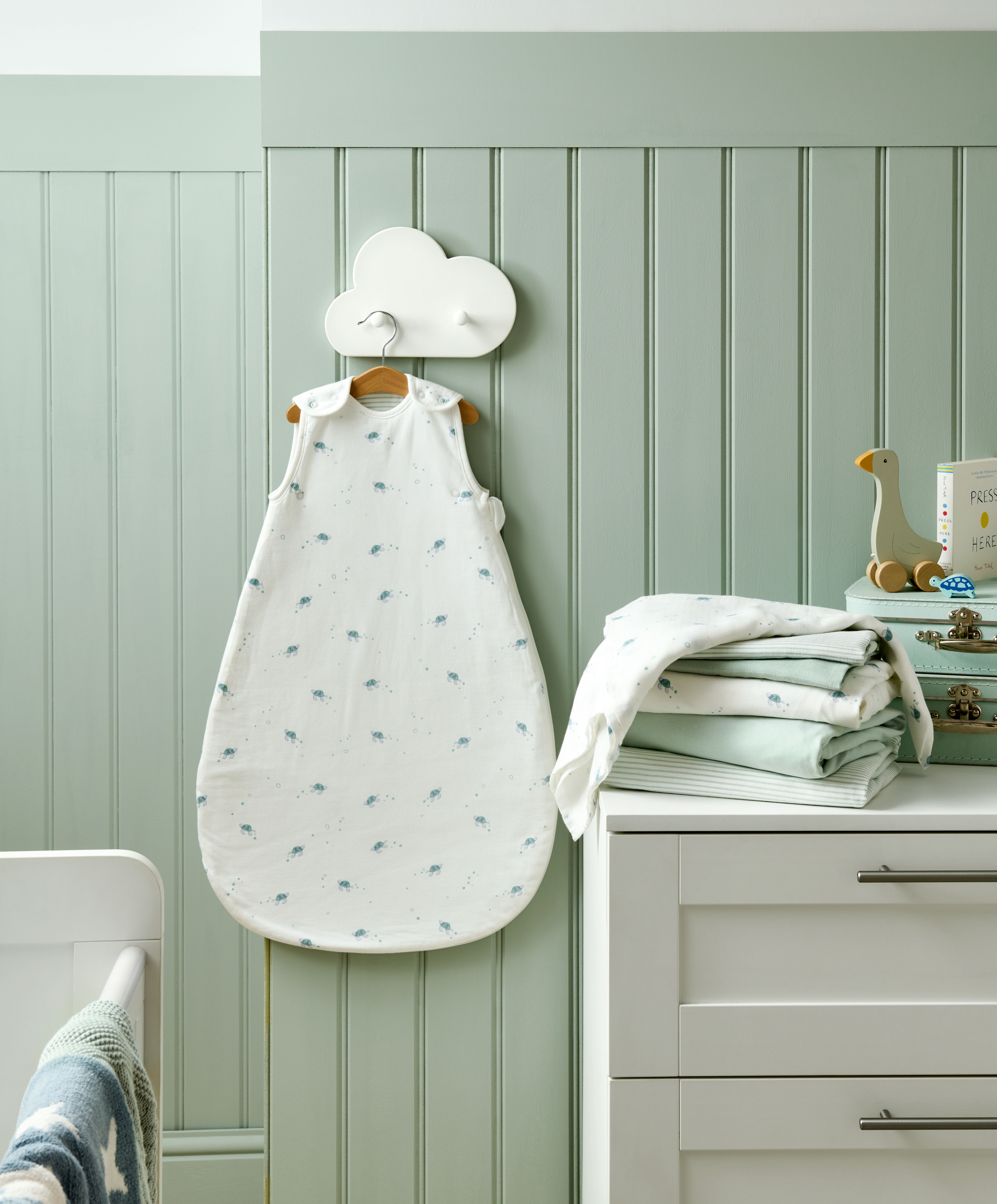 كيس نوم دريم بود للأطفال منذ الولادة حتى 6 شهور بنقشة سلحفاة - معدل دفء 2.5 image number 3