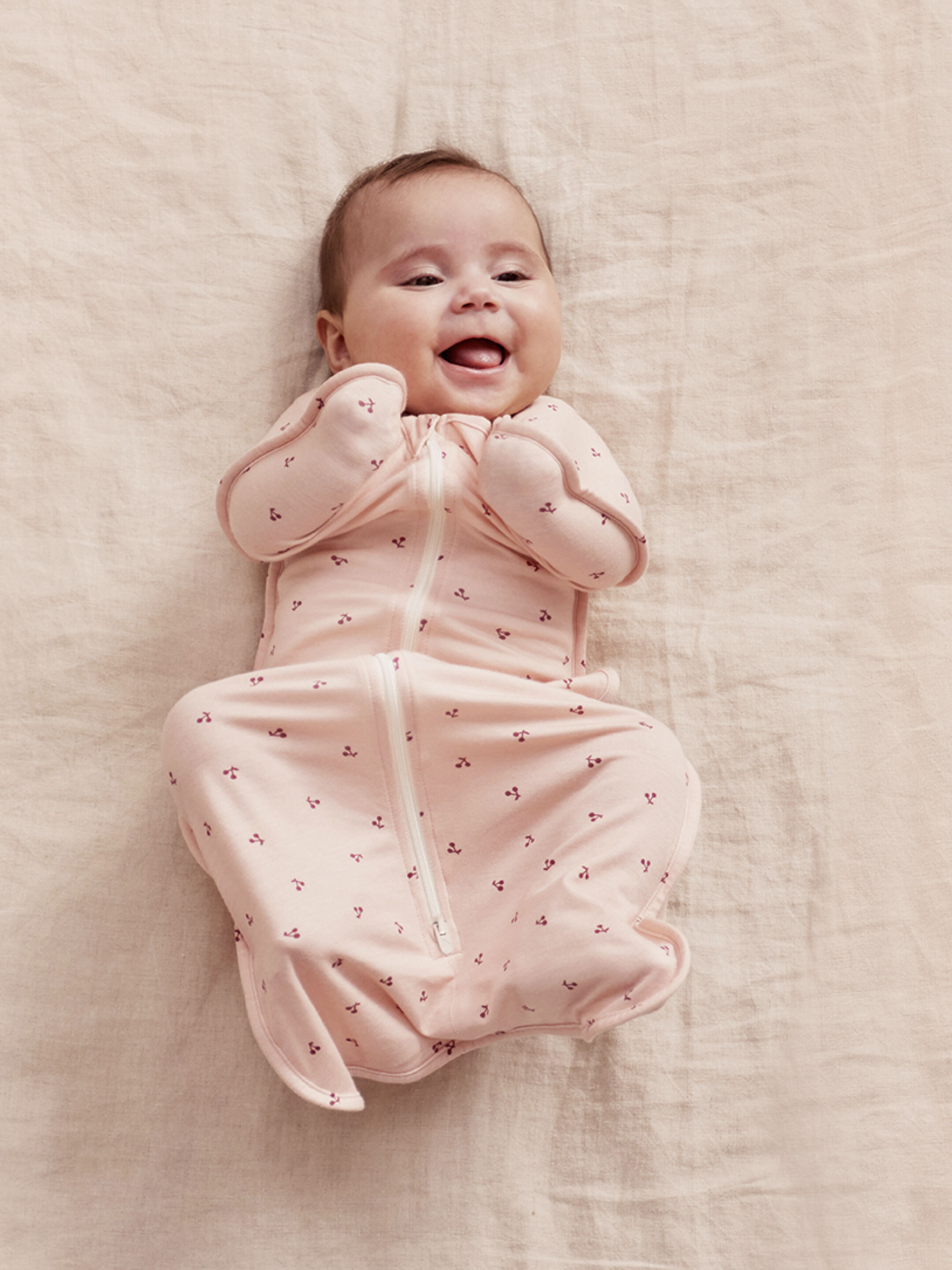 قماط سوادل أب لوف تو دريم بنقشة خيزران وكرز أوريجينال image number 3