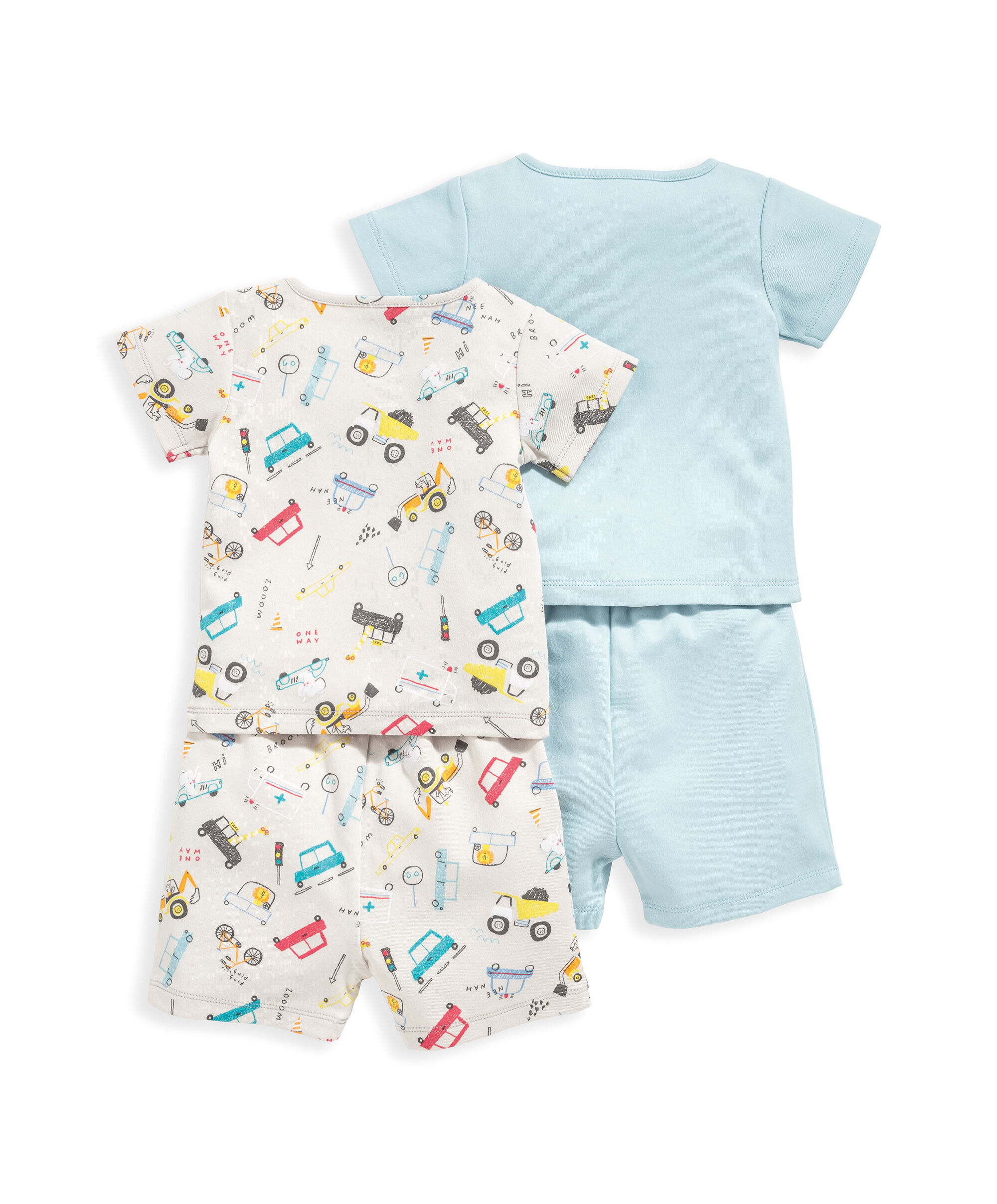 طقم بيجاما بأكمام قصيرة - قطعتان image number 3