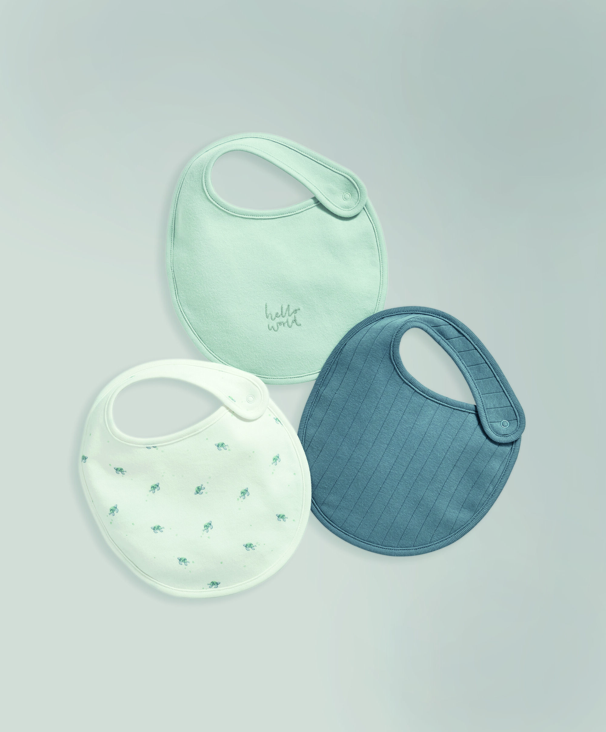 طقم صدريات بنقشة سلاحف - 3 قطع image number 1