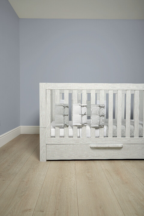 طقم أغطية لقضبان المهد ويلكم تو ذا وورلد بنقشة فيل، 4 قطع طقم أغطية لقضبان المهد ويلكم تو ذا وورلد بنقشة فيل، 4 قطع image number 2