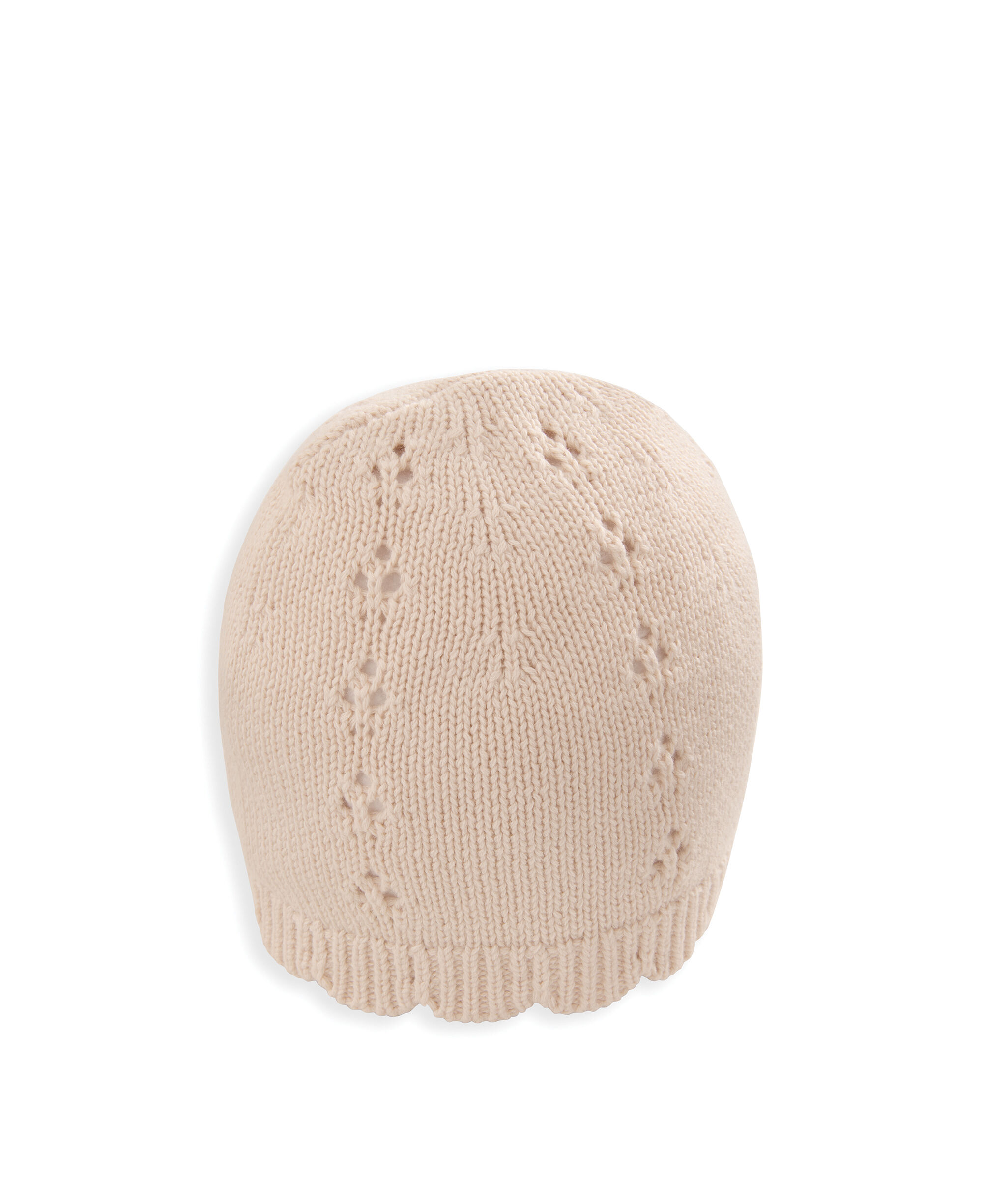 طقم قبعة وقفازات منسوجة - وردي image number 2