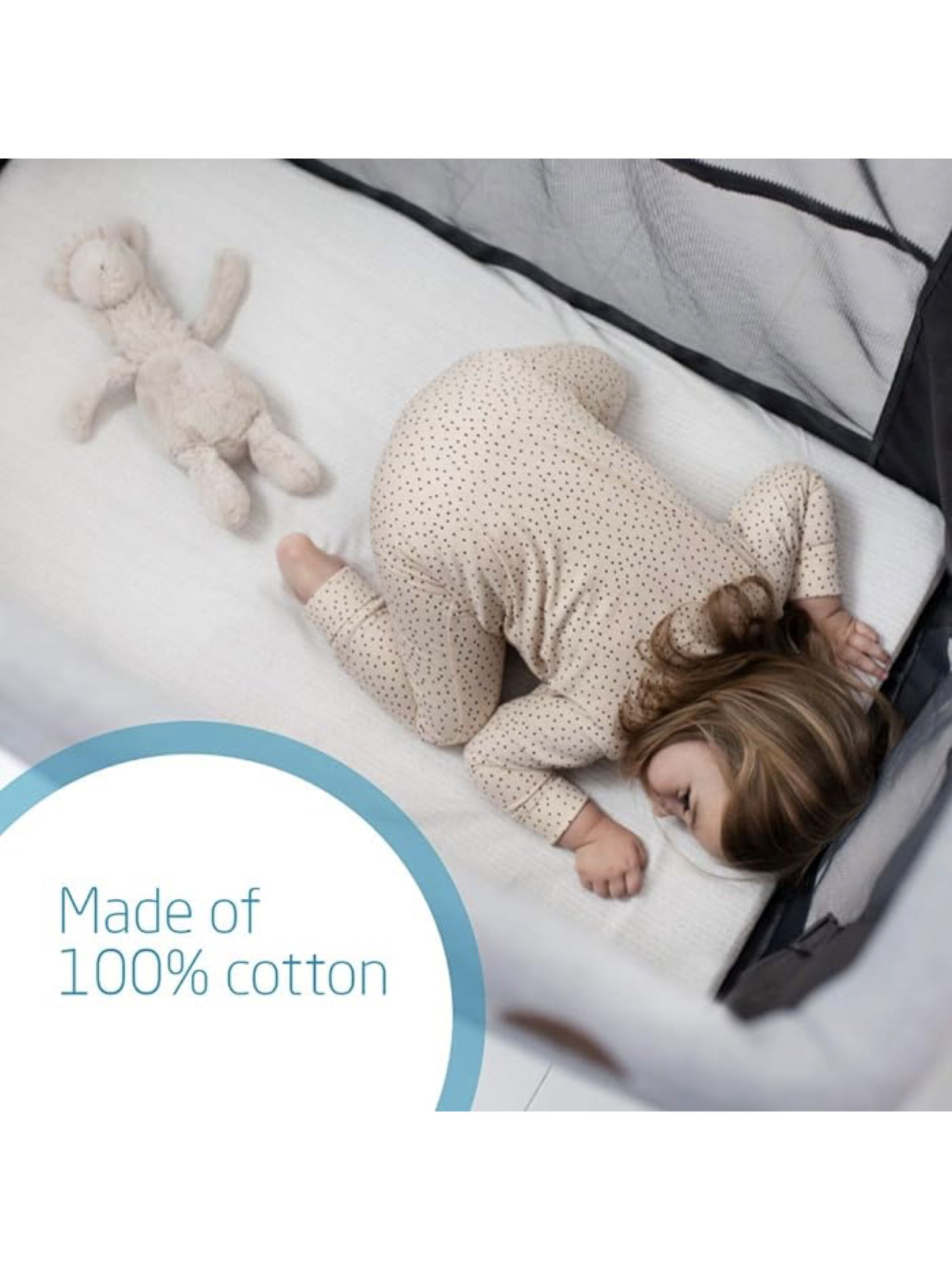 طقم شرشف لمهد أيريس المحمول من ماكسي كوزي - قطعتان image number 4