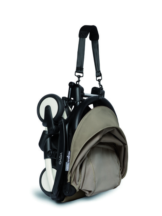 عربة أطفال أطفال بيبي زن يويو2 بهيكل أبيض ومجموعة مقعد عربة لعمر 6 شهور فأكثر بني فاتح عربة أطفال أطفال بيبي زن يويو2 بهيكل أبيض ومجموعة مقعد عربة لعمر 6 شهور فأكثر بني فاتح image number 3