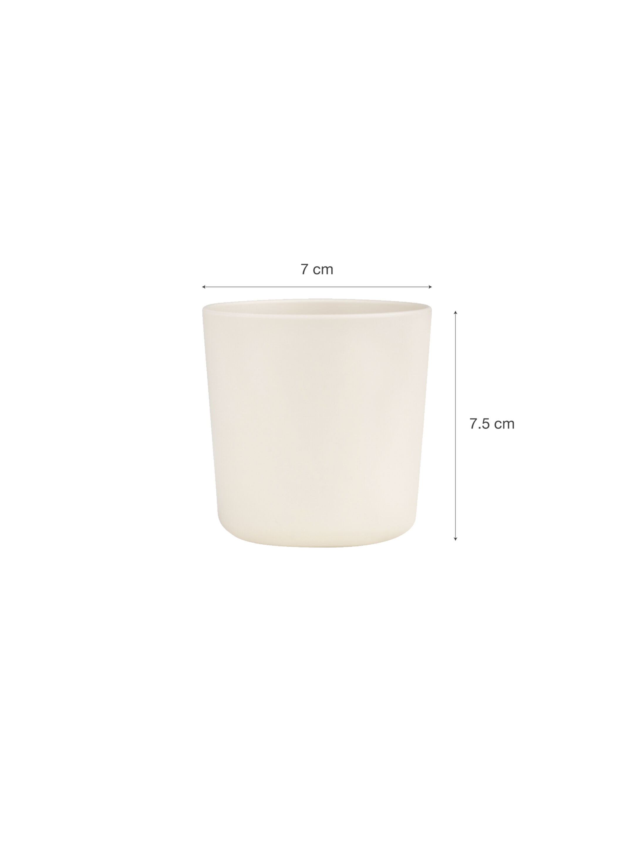 طقم أكواب من مواد حيوية من سيترون - 4 قطع بلون أخضر/كريمي image number 4