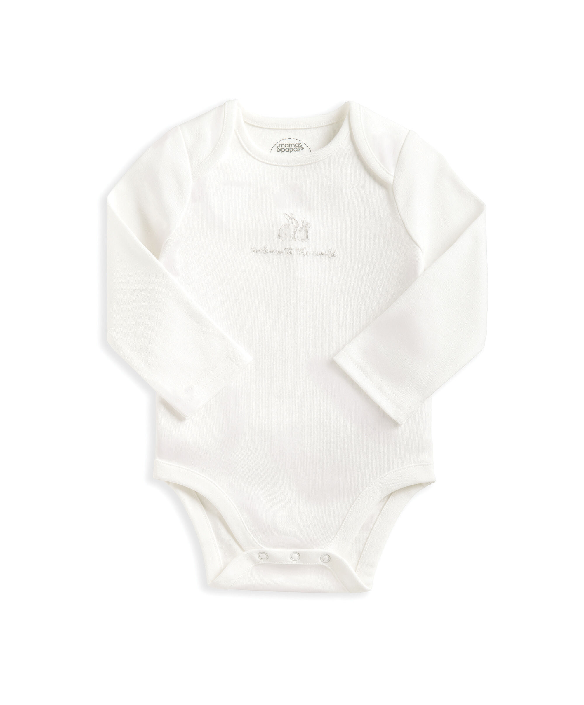 طقم بيجاما قطعة واحدة ولباس قطعة واحدة بنقشة أرنب وقبعة image number 3