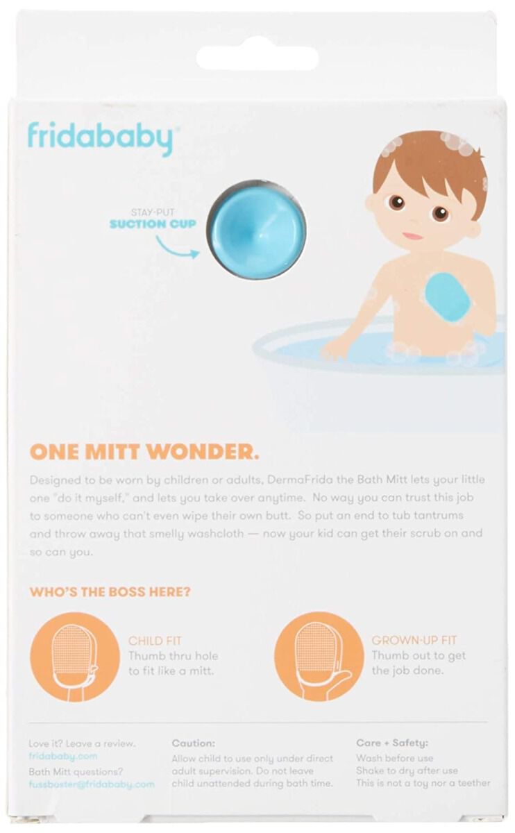 قفازات استحمام بفرشاة سيليكون للجسم ديرما فريدا image number 3