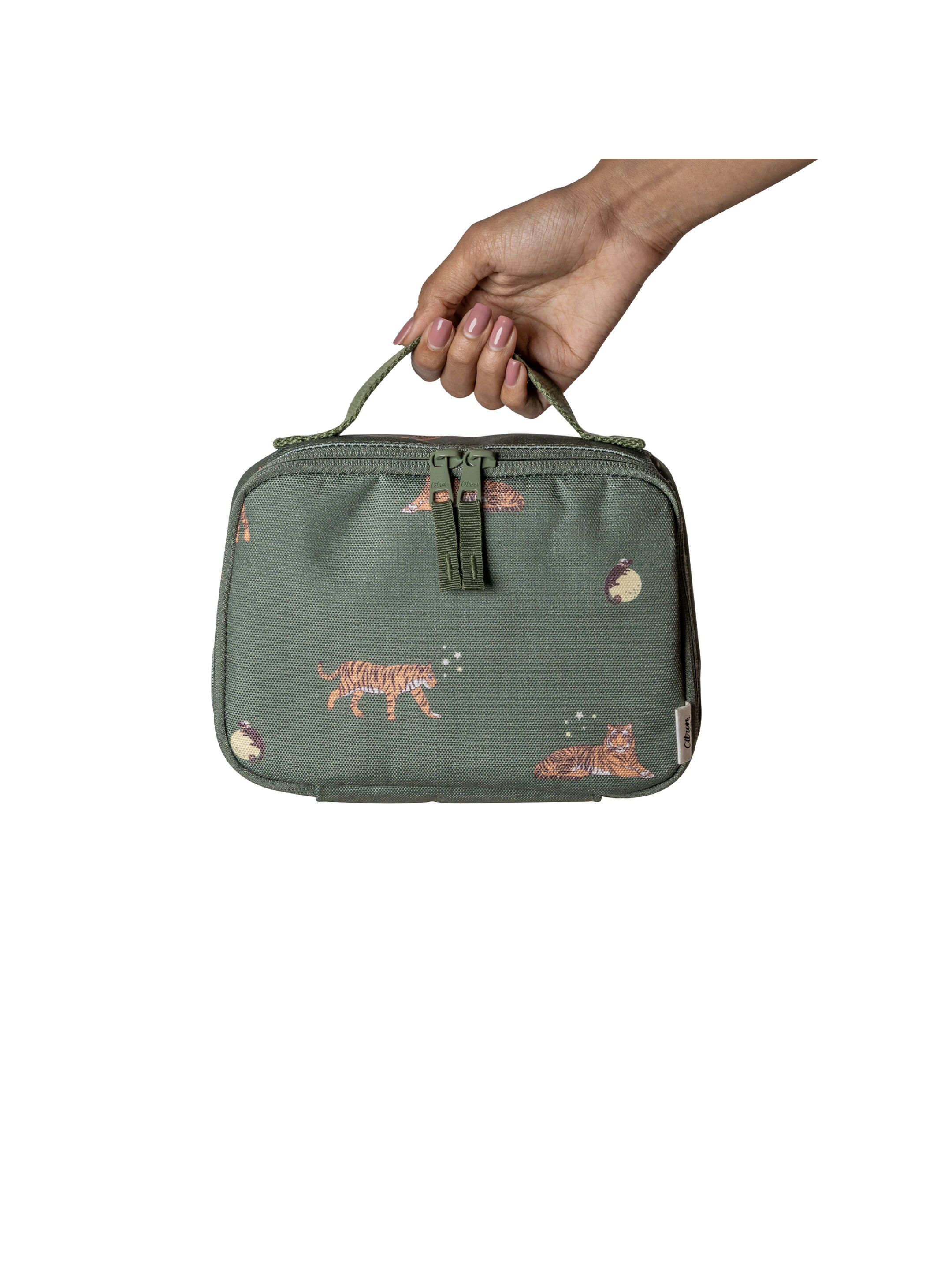 حقيبة وجبات خفيفة عازلة للحرارة من سيترون - نقشة نمر image number 5