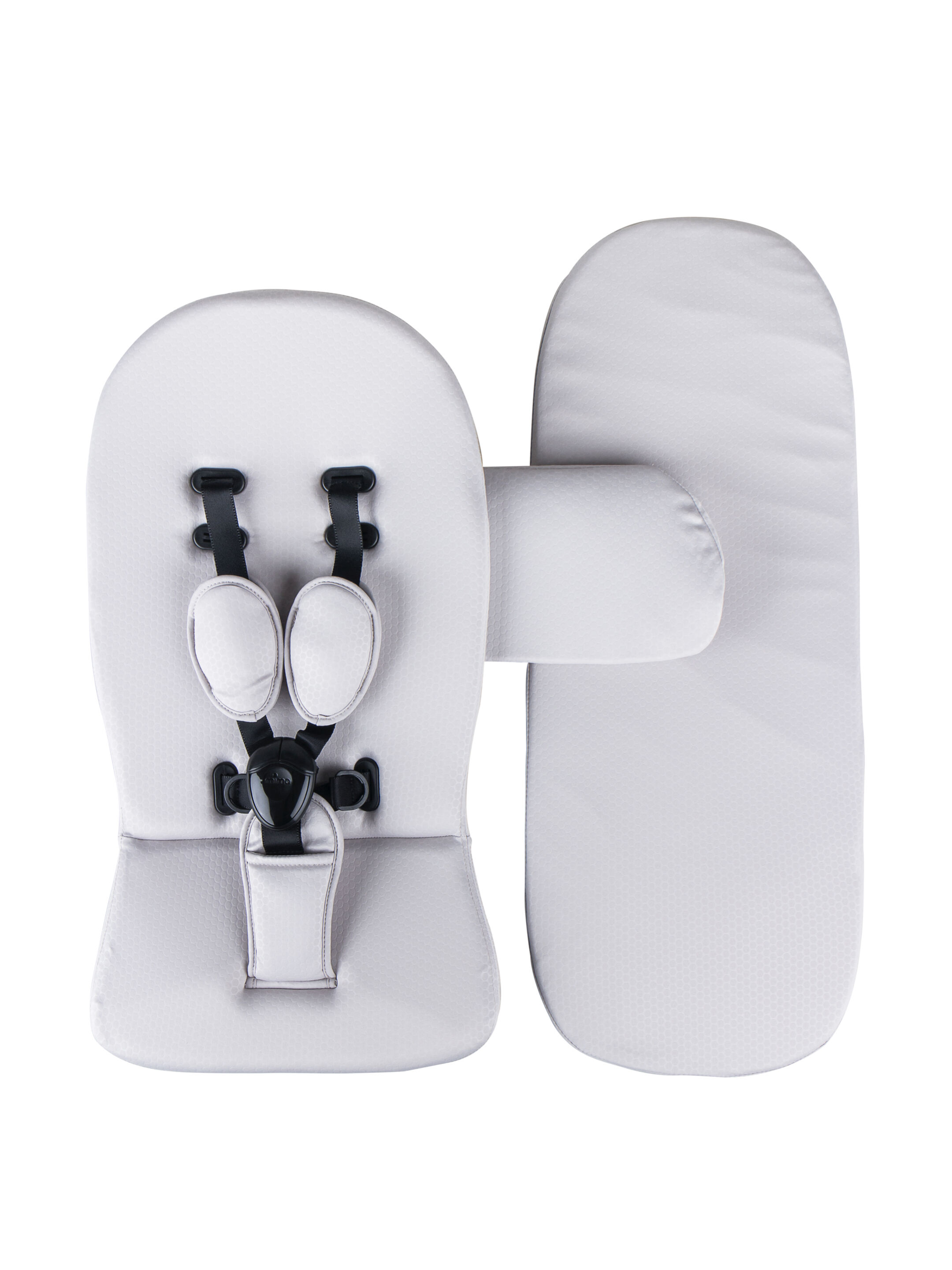 مجموعة مقعد عربة أطفال ميما زاري لحديثي الولادة - أبيض image number 1