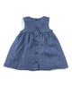 Blue Pin tuck Dress image number 7
