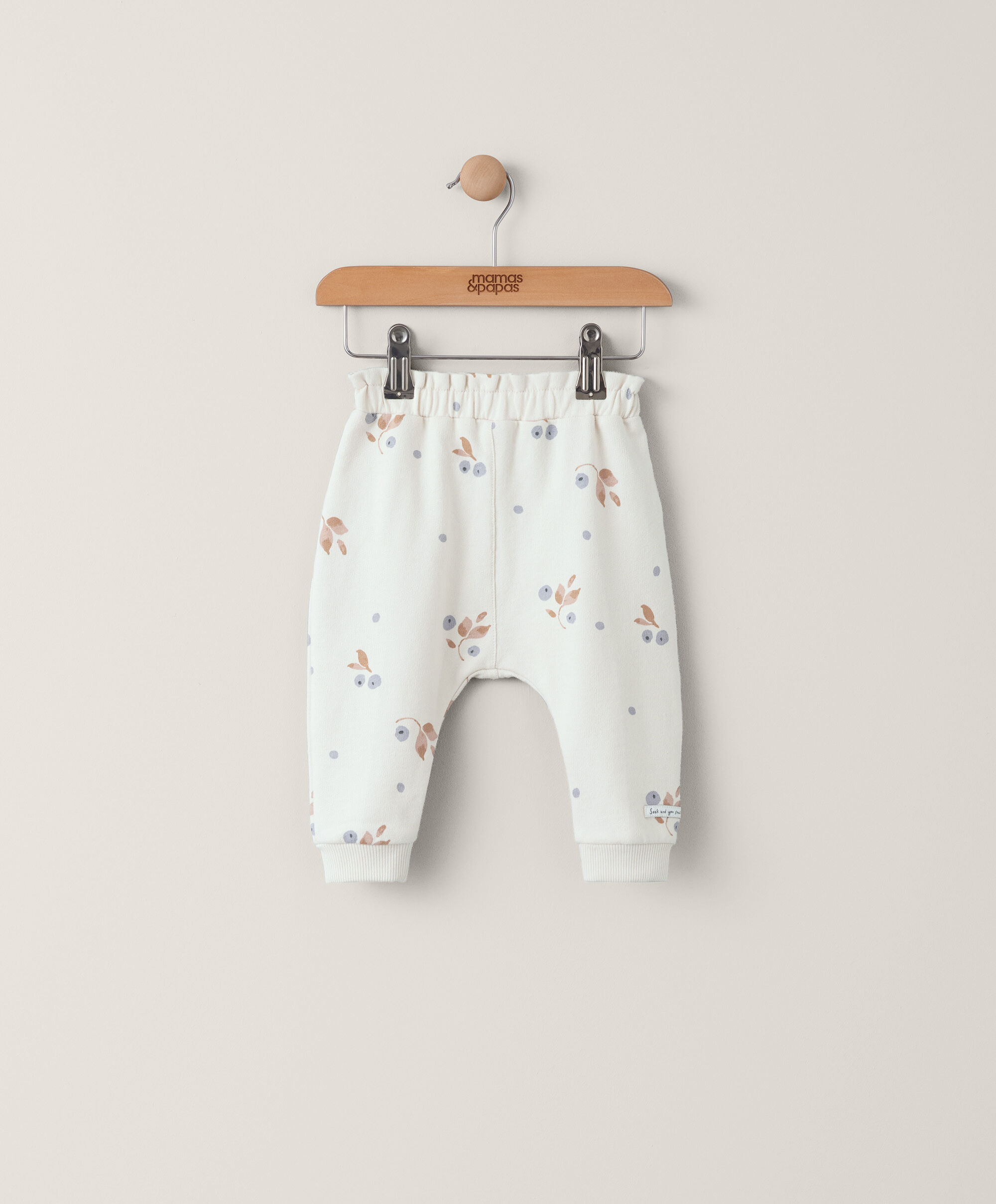 بنطال رياضي بنقشة زهور image number 1