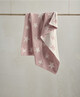 BLKT CHENILLE SML - PINK STAR image number 1
