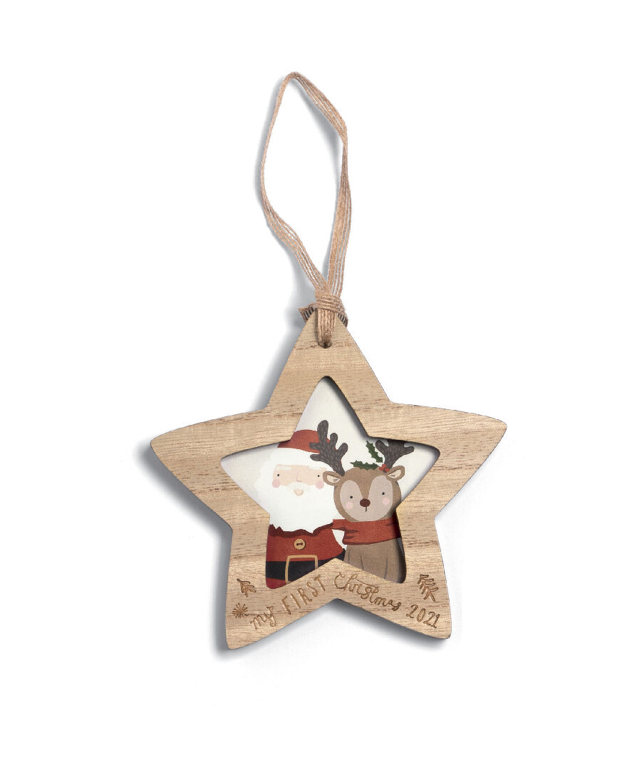 إطار صور معلق بتصميم نجمة