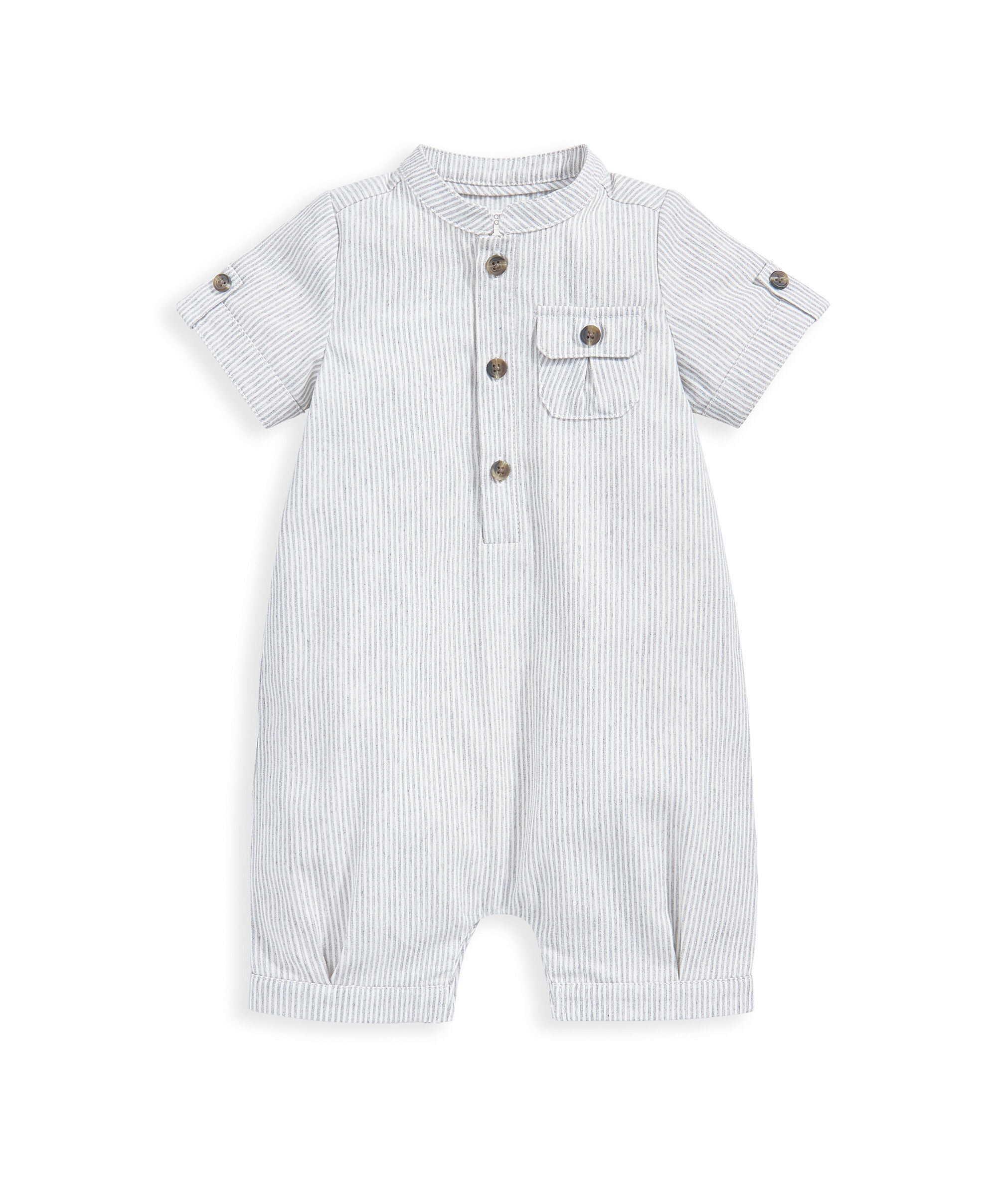 رومبر مخطط - أزرق وأبيض image number 2