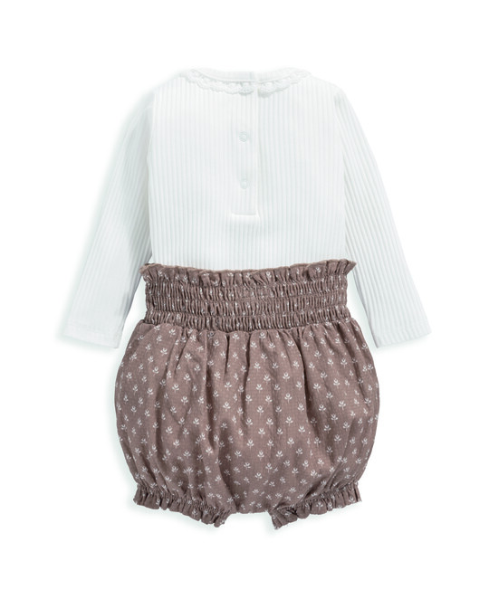 طقم لباس قطعة واحدة وسروال تحتي طقم لباس قطعة واحدة وسروال تحتي image number 3