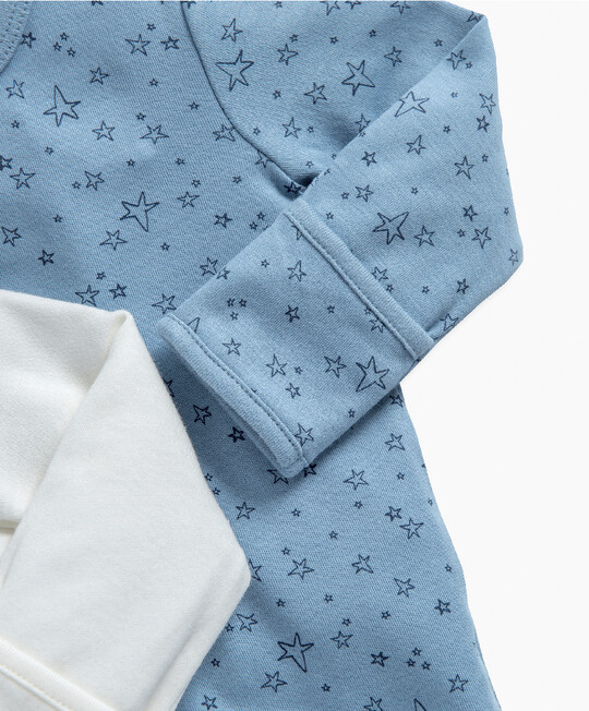 طقم بيجاما قطعة واحدة بنقشة فضاء - 3 قطع طقم بيجاما قطعة واحدة بنقشة فضاء - 3 قطع image number 4