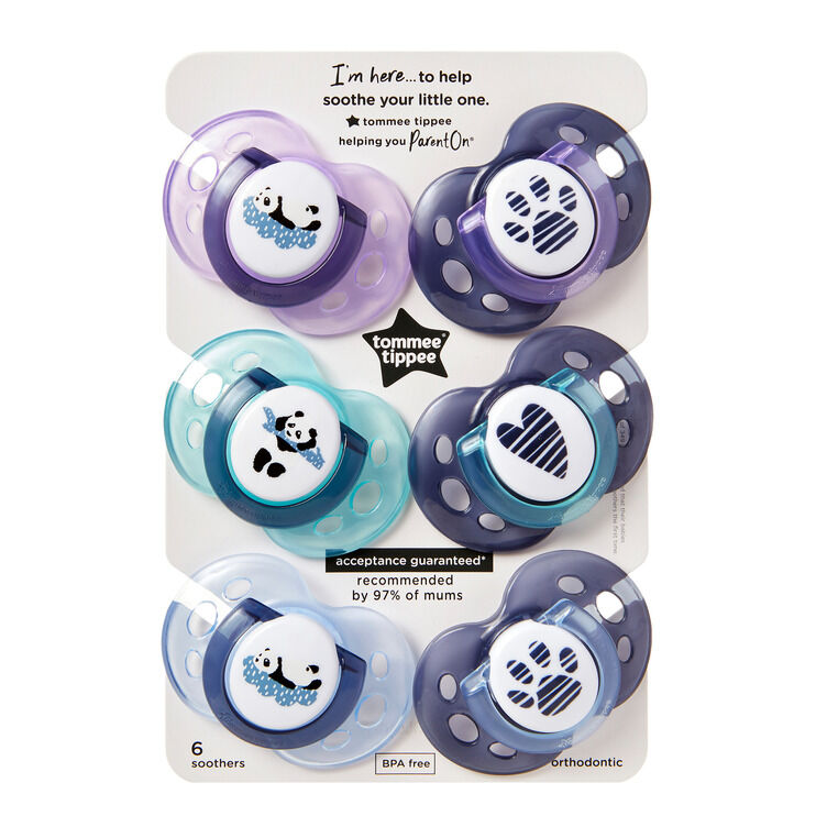 طقم لهايات اني تايم للأطفال من 18 إلى 36 شهرًا من تومي تيبي - 6 قطع image number 1