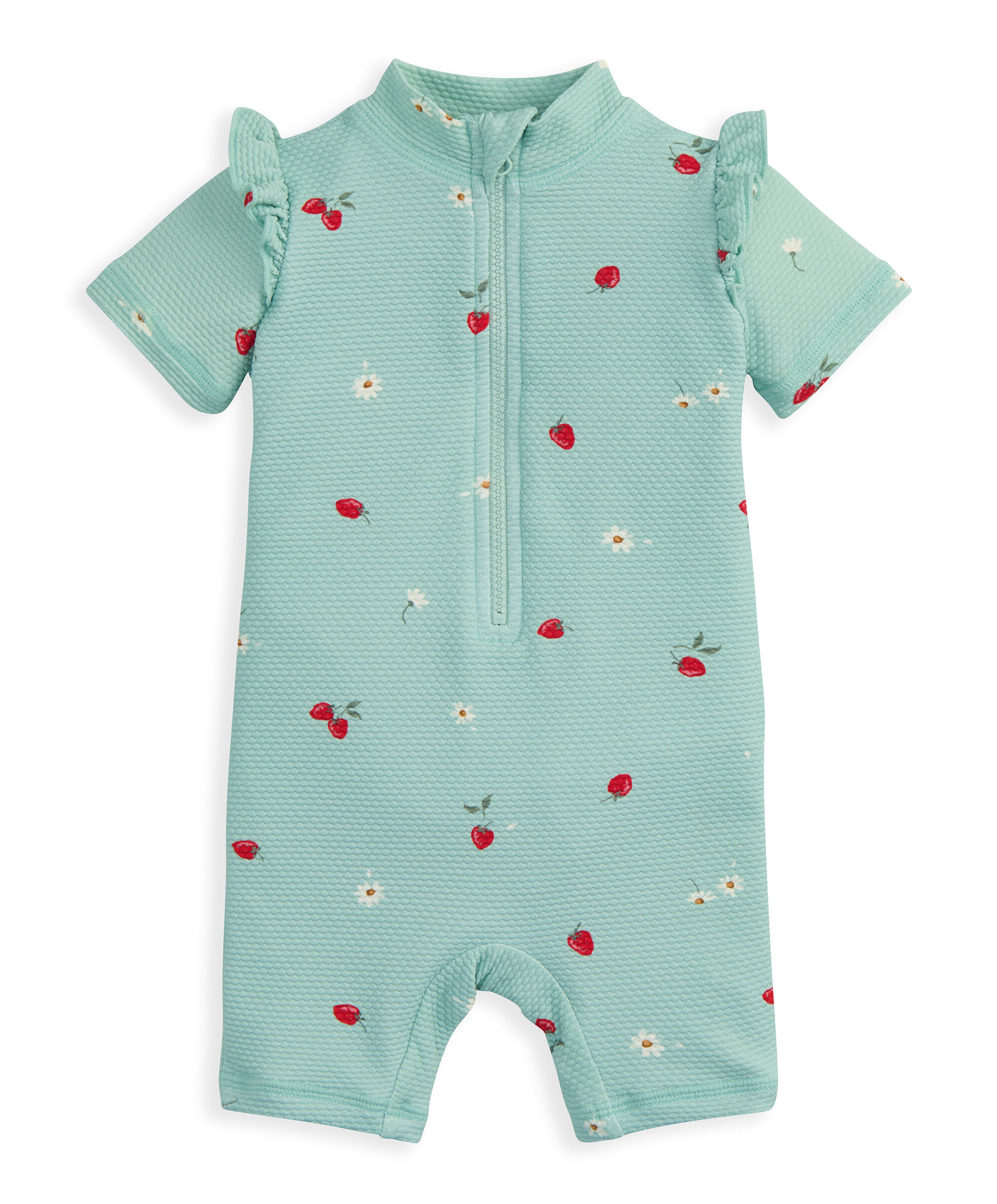 بدلة سباحة بنقشة فراولة image number 2