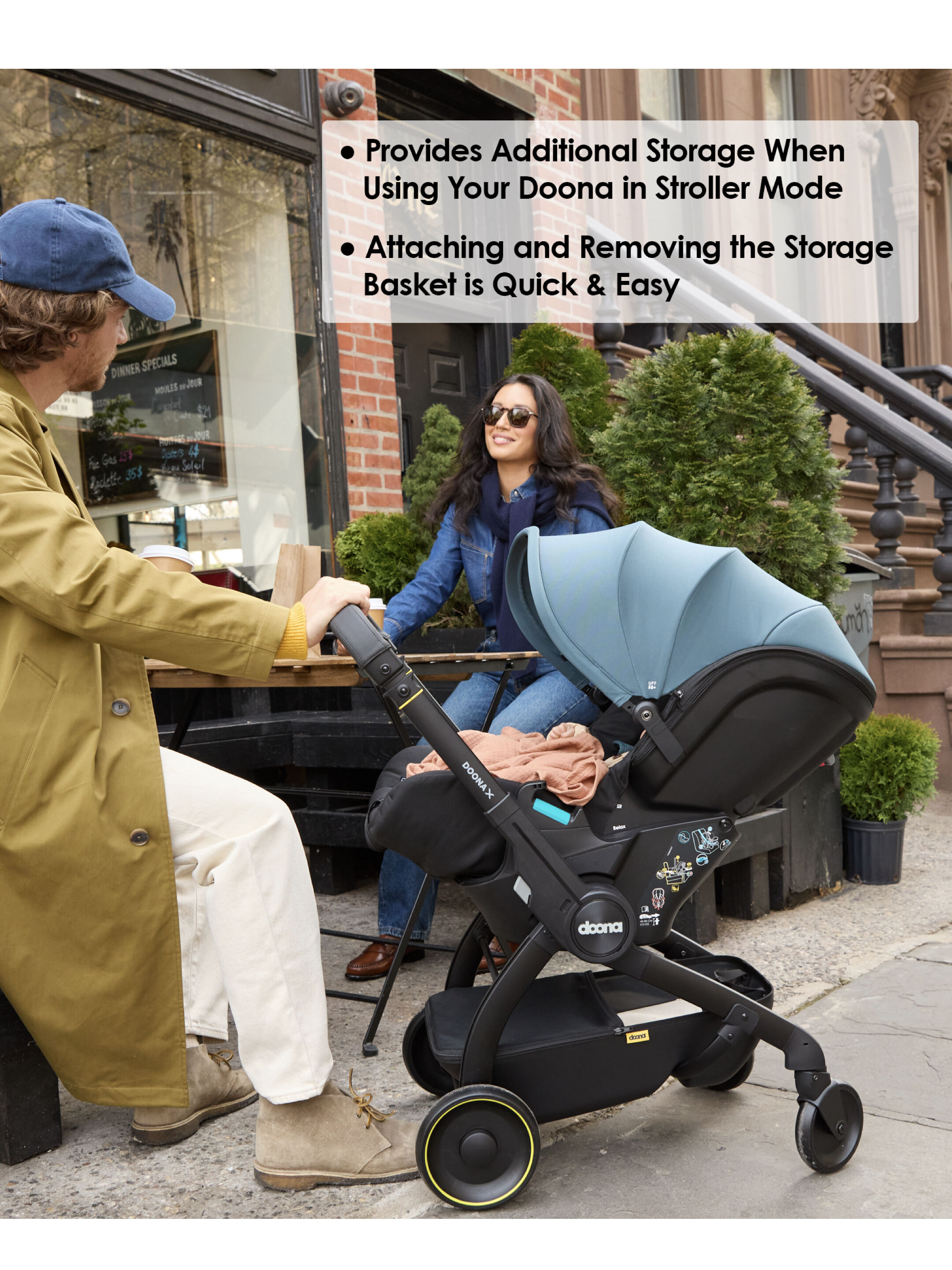 سلة دونا إكس باك اند جو - أسود image number 5