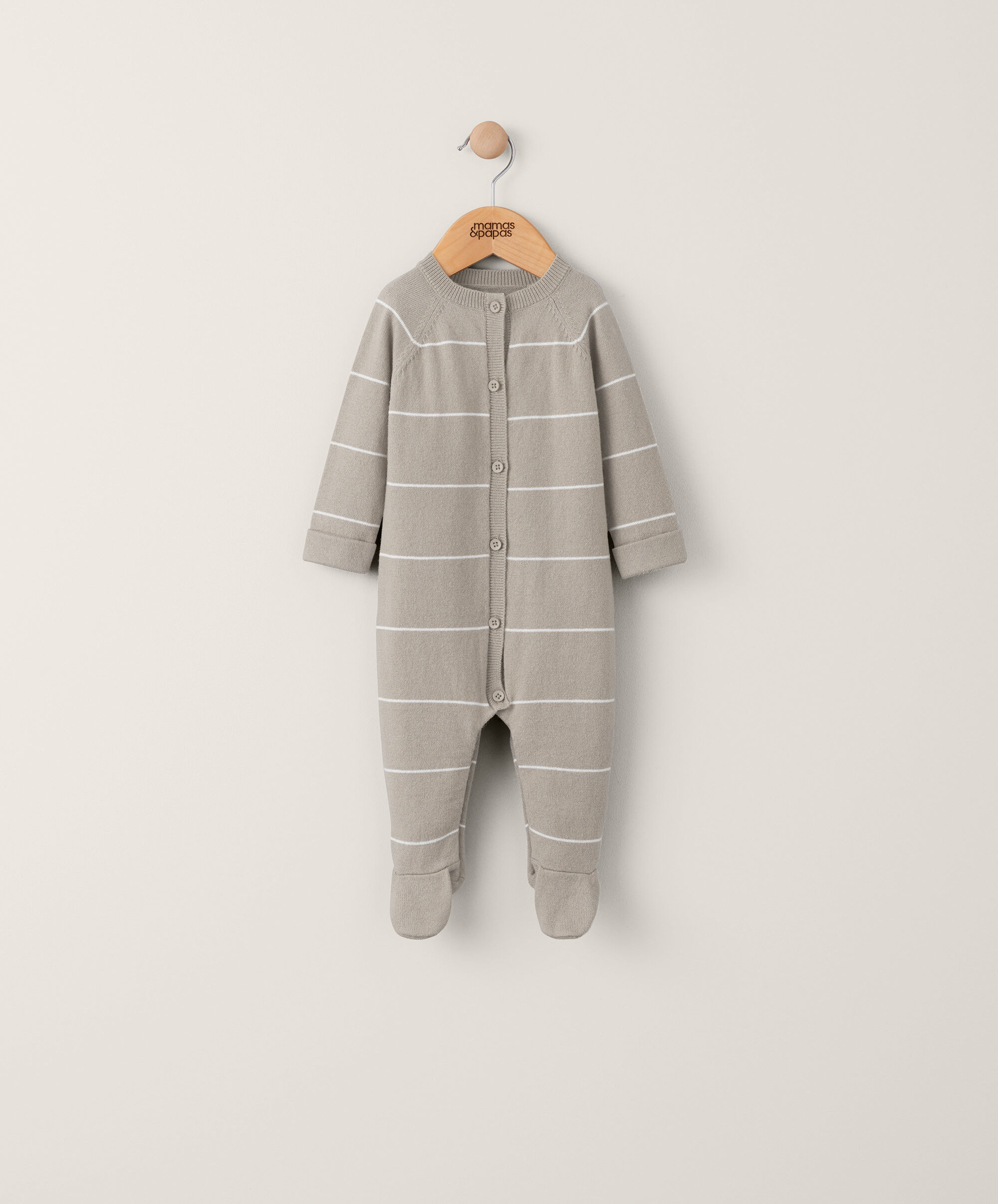 لباس الكل في واحد منسوج بتصميم ملفوف ومخطط بالكامل image number 1