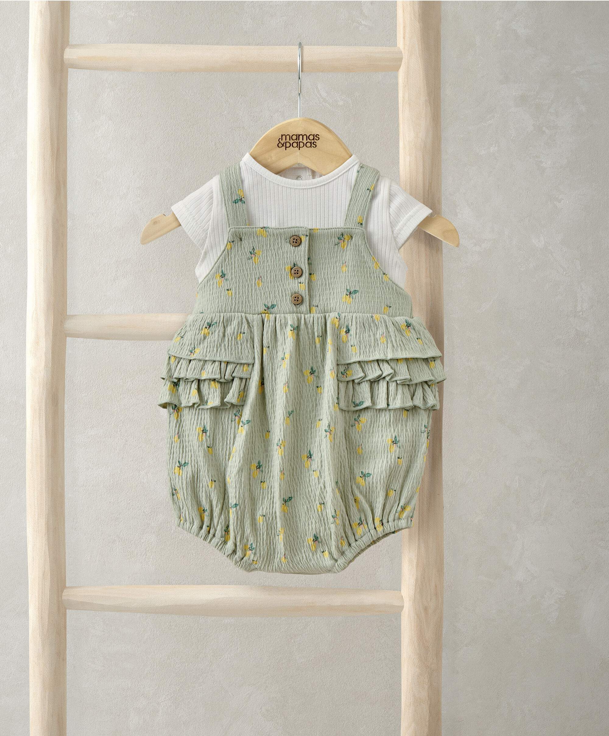 طقم بودي سوت وأفرول بنقشة كركديه، قطعتين image number 1