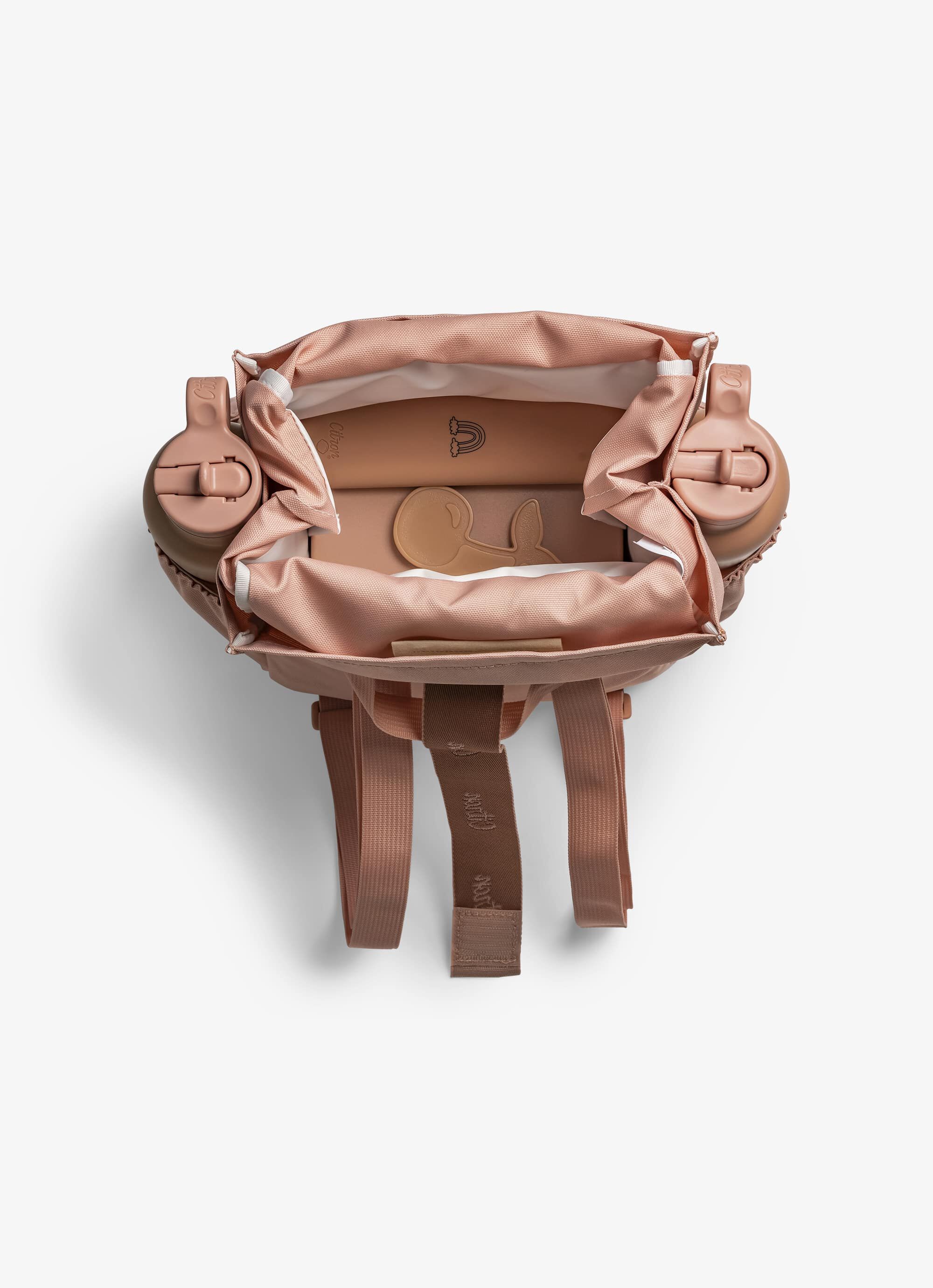 حقيبة غداء عازلة للحرارة بتصميم ملفوف من سيترون - وردي image number 6