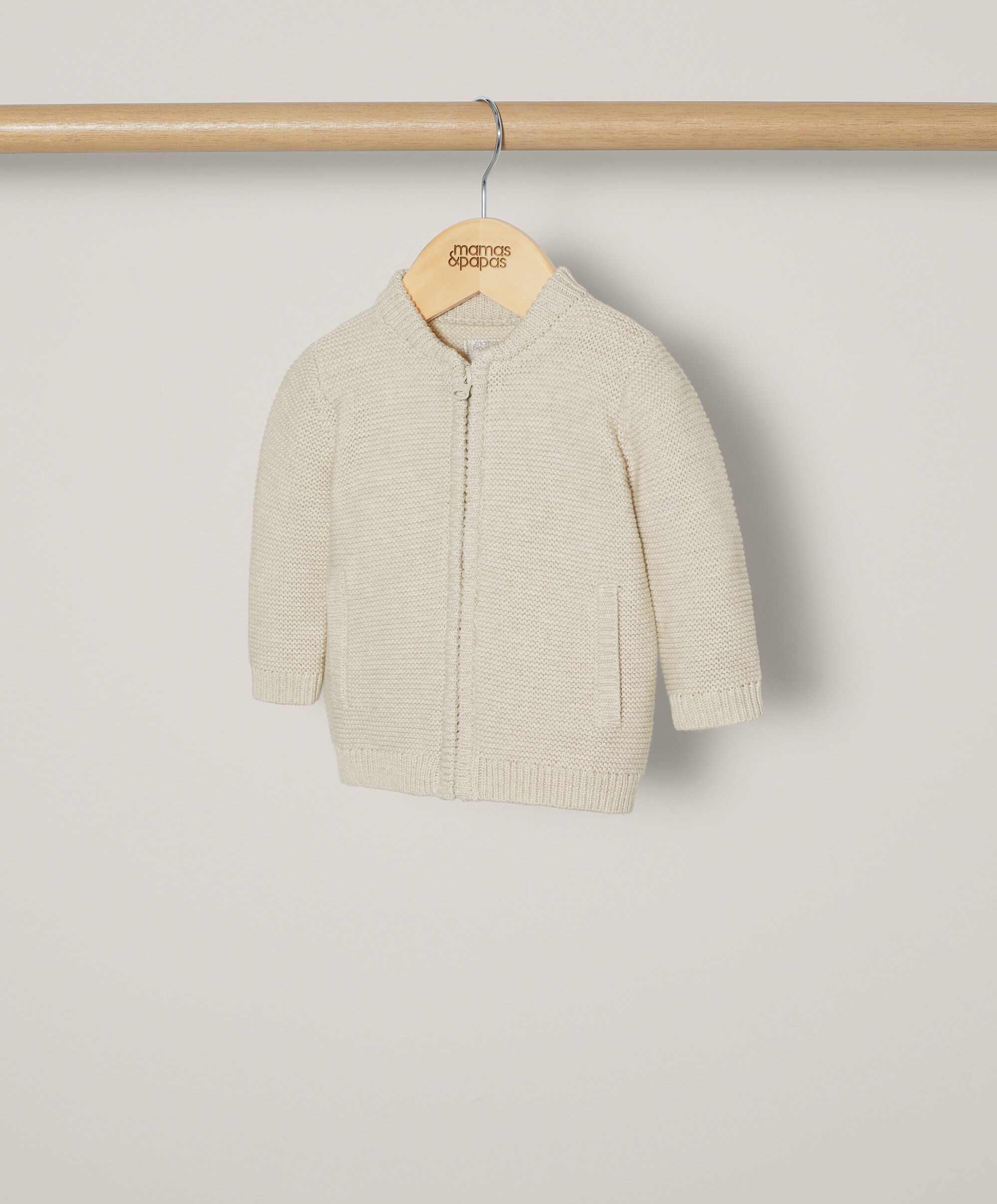 كارديغان منسوج بيج فاتح image number 3