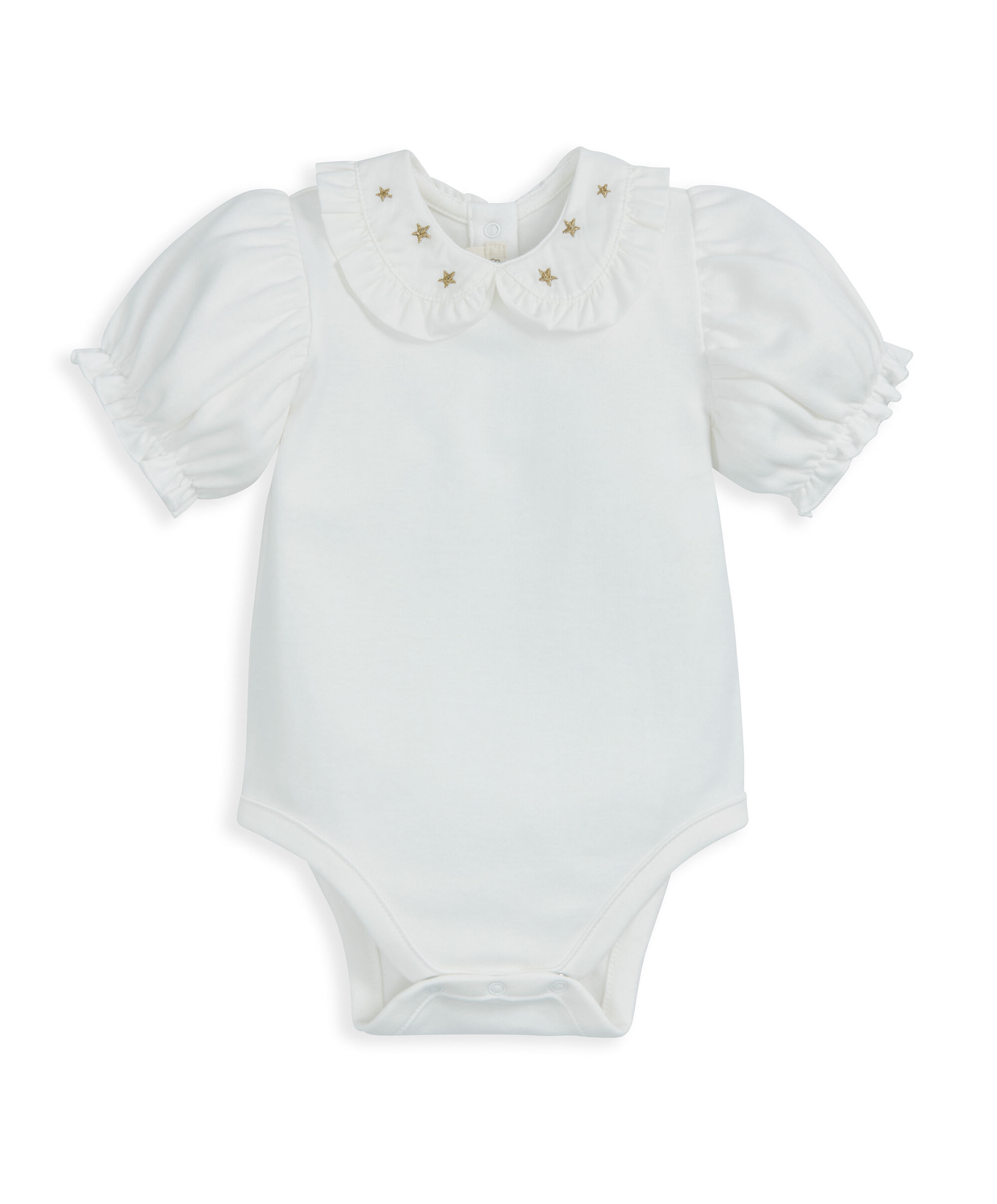 طقم بودي سوت بنجمة مطرزة وتنورة توتو، قطعتين image number 3