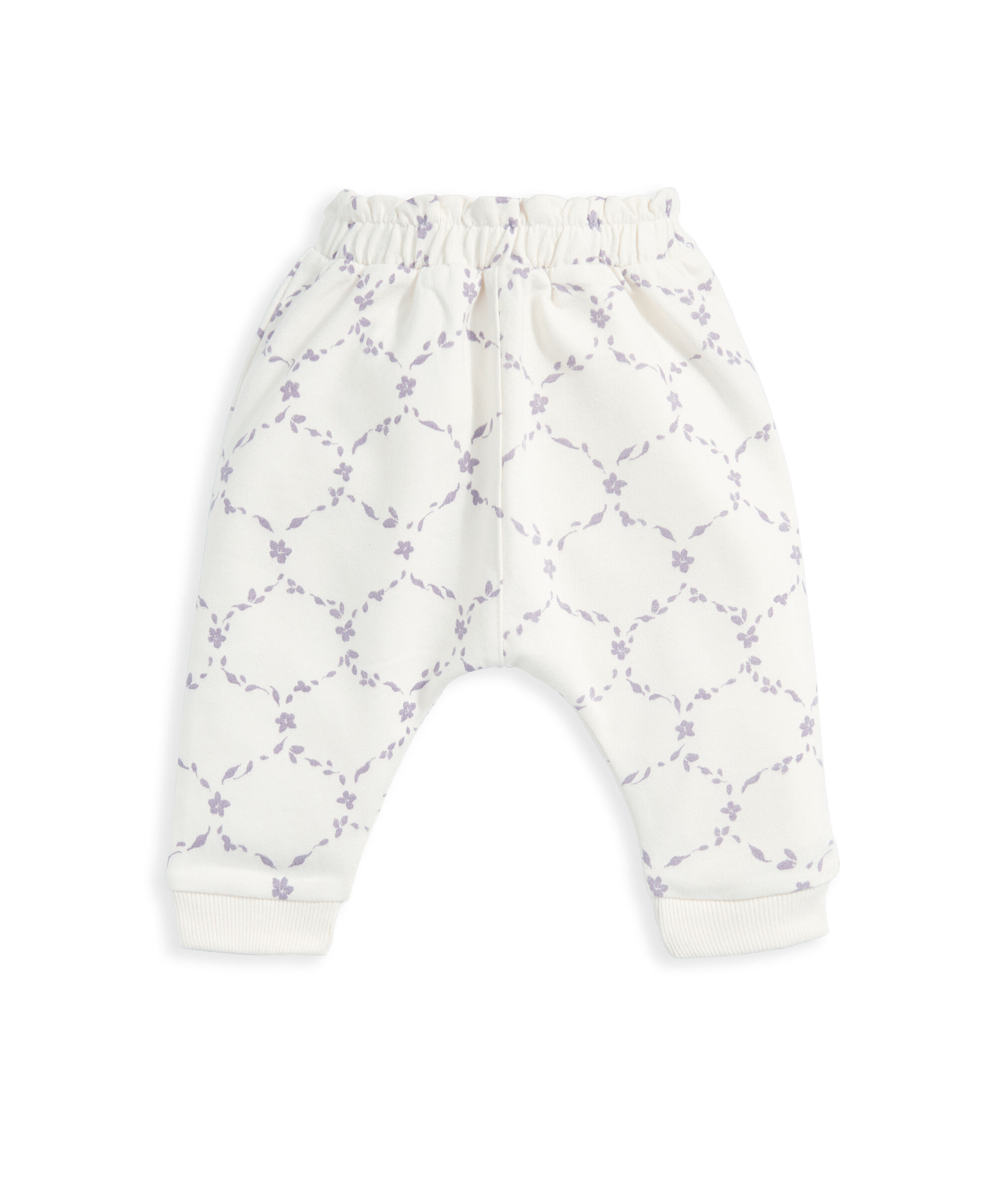 بنطال رياضي بطبعة تعريشة زهور image number 2