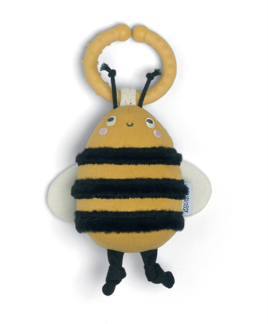 لعبة تسنين جريتفل جاردن بحلقة وتصميم نحلة متعددة الألوان للأطفال image number 1