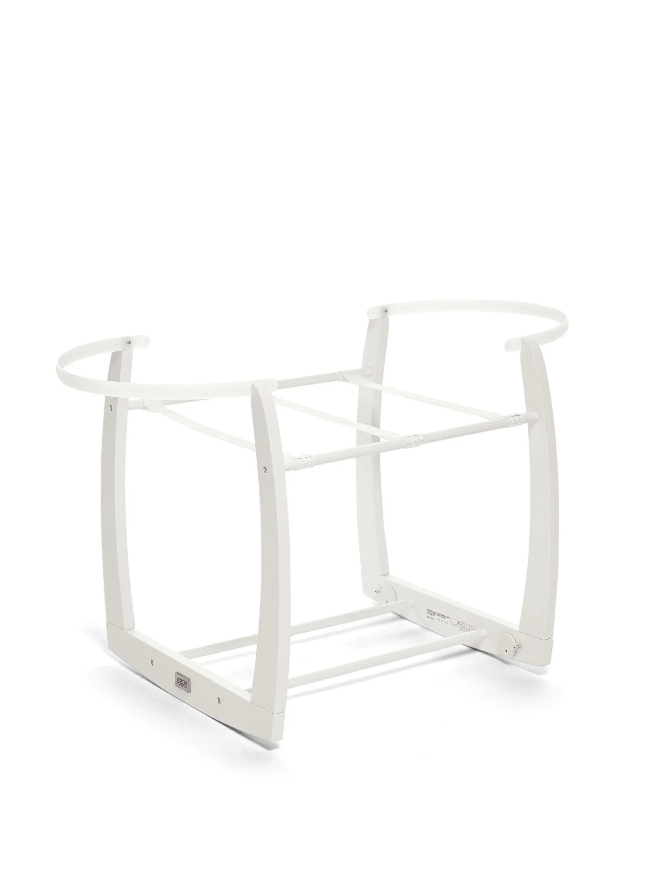 حامل هزاز لمهد سلة موسى - أبيض image number 1