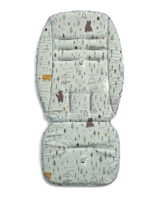 مجموعة عربة أطفال أوكارو رمادي وبطانة ميموري فوم جريت اوت دورز image number 3